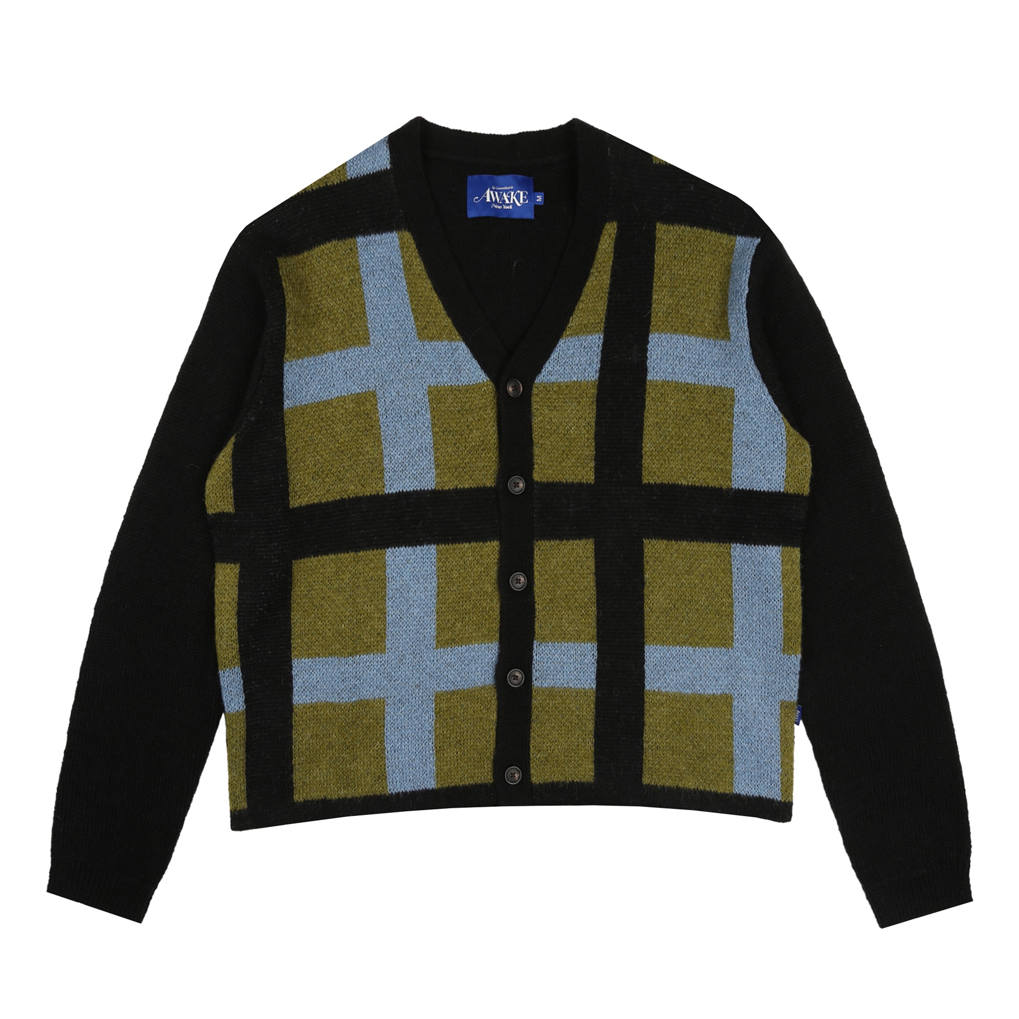 Plaid Cardigan - Black product photo