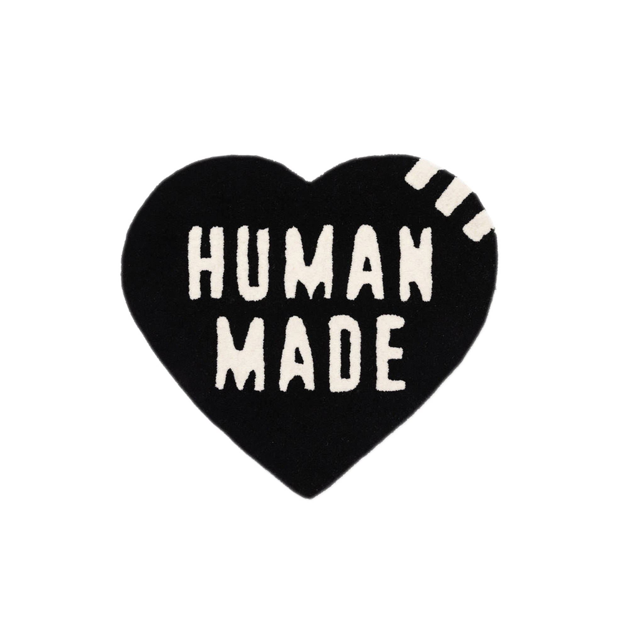 Heart Rug Medium - Black product photo