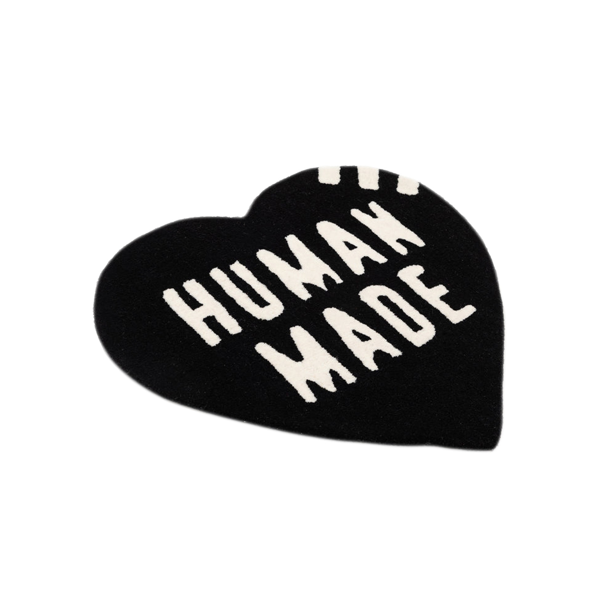 Heart Rug Medium - Black product photo