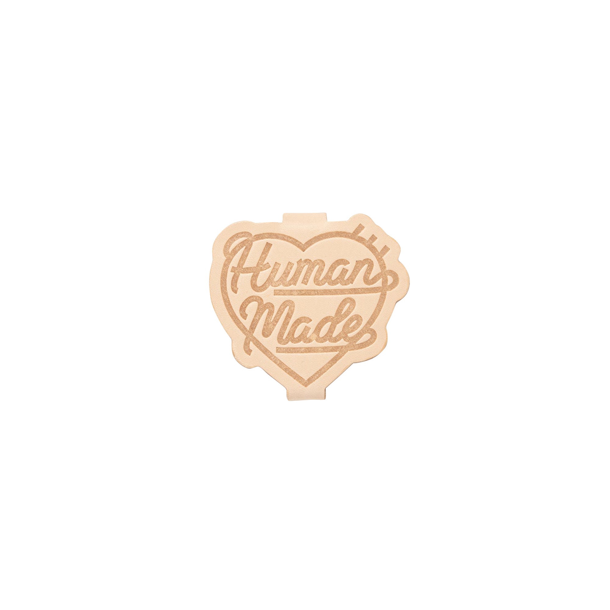 Heart Compact Mirror- Beige product photo