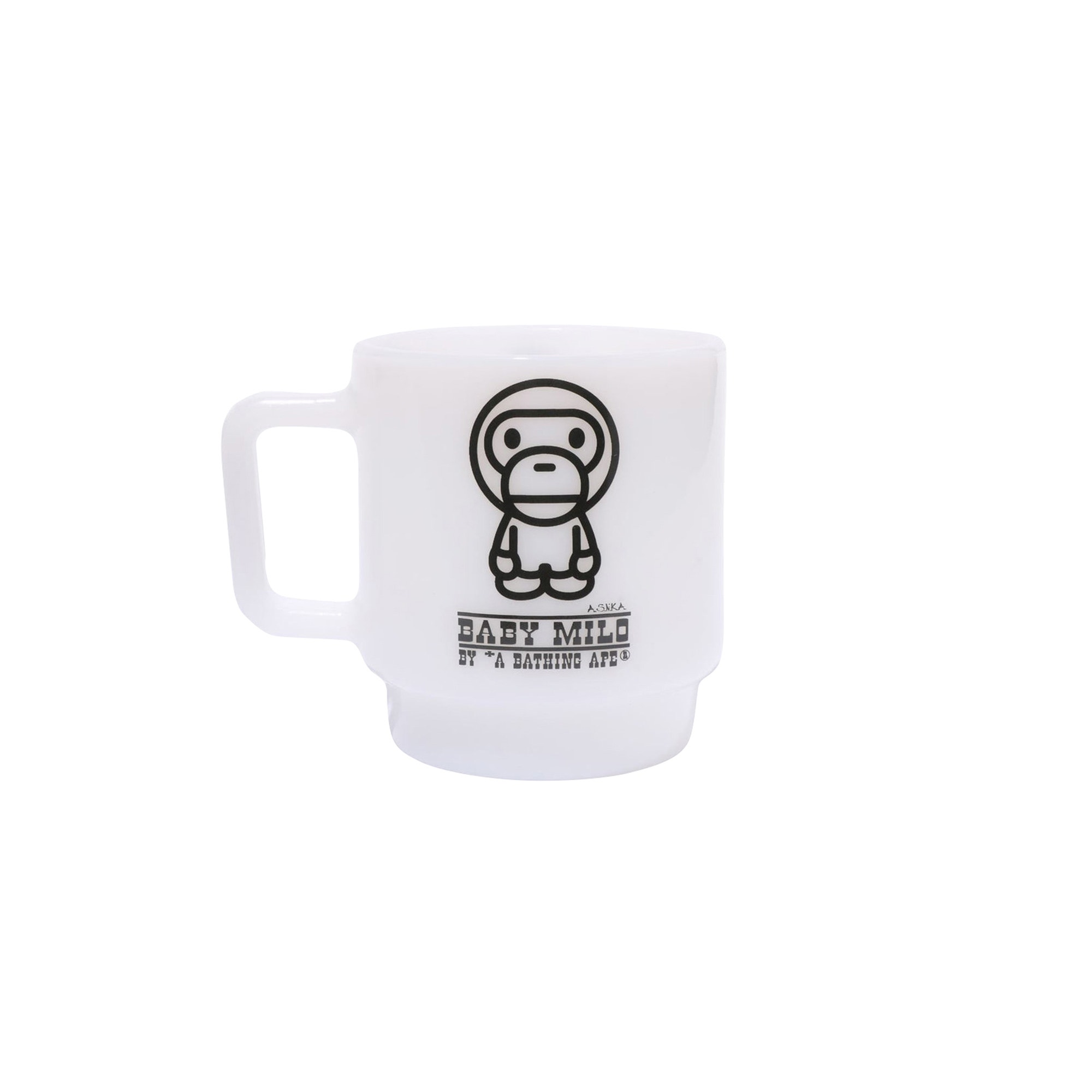 Baby Milo Stacking Milk Glass - White product photo