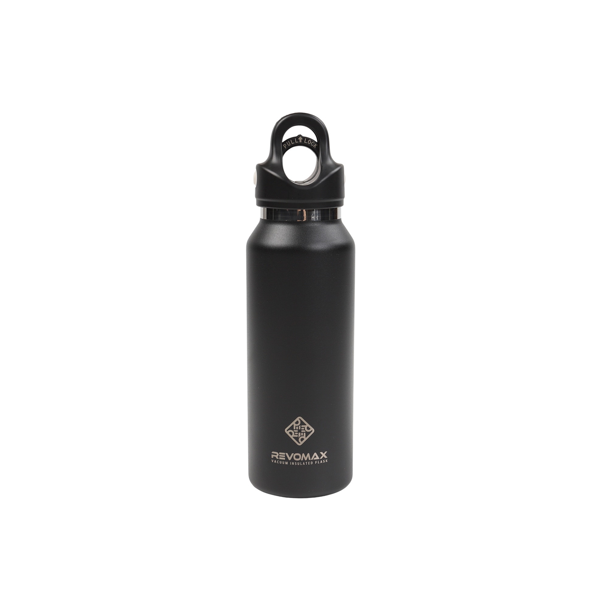 REVOMAX Vacuum Insulated Bottle 12oz - Black product photo