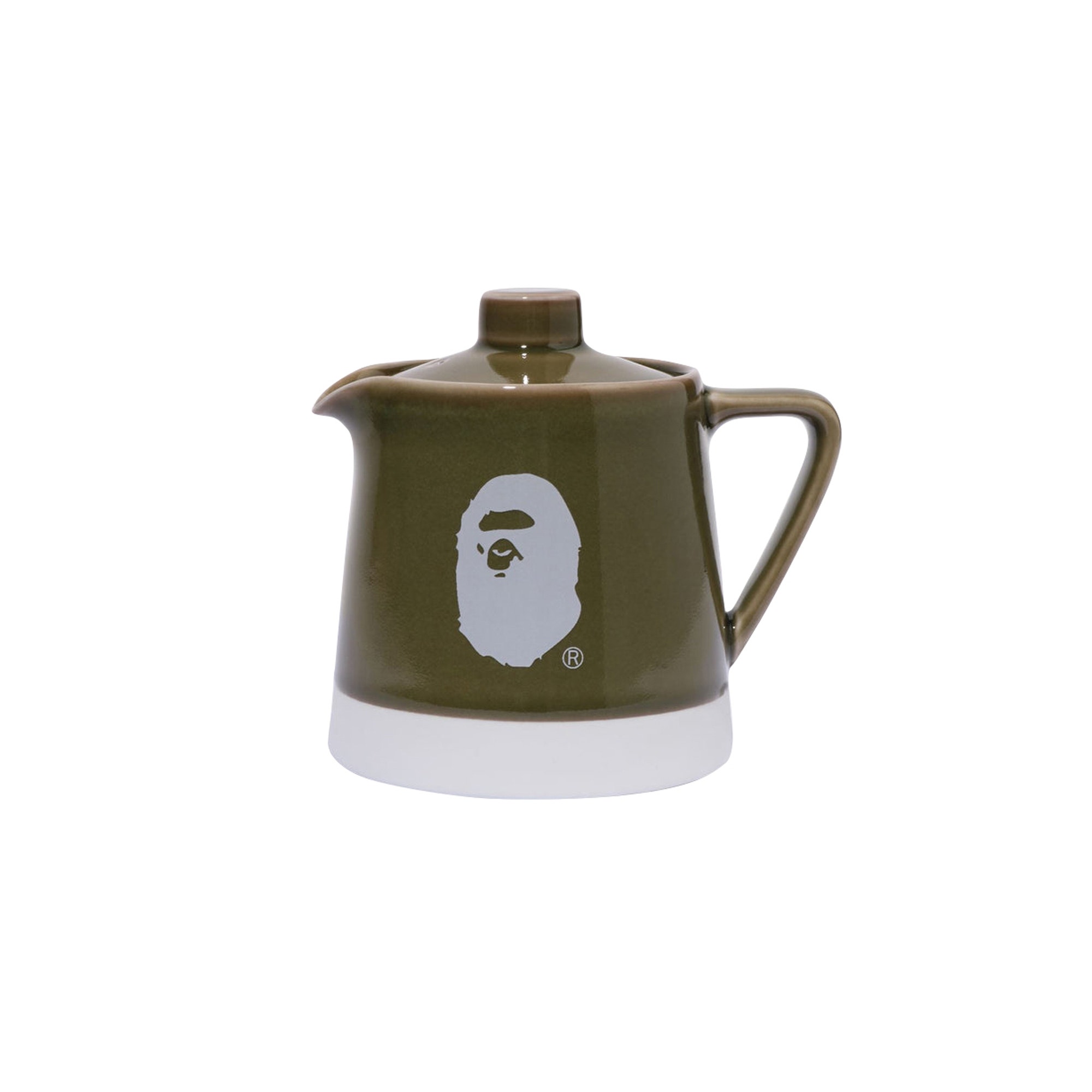 Logo Porcelain Tea Pot - Green product photo