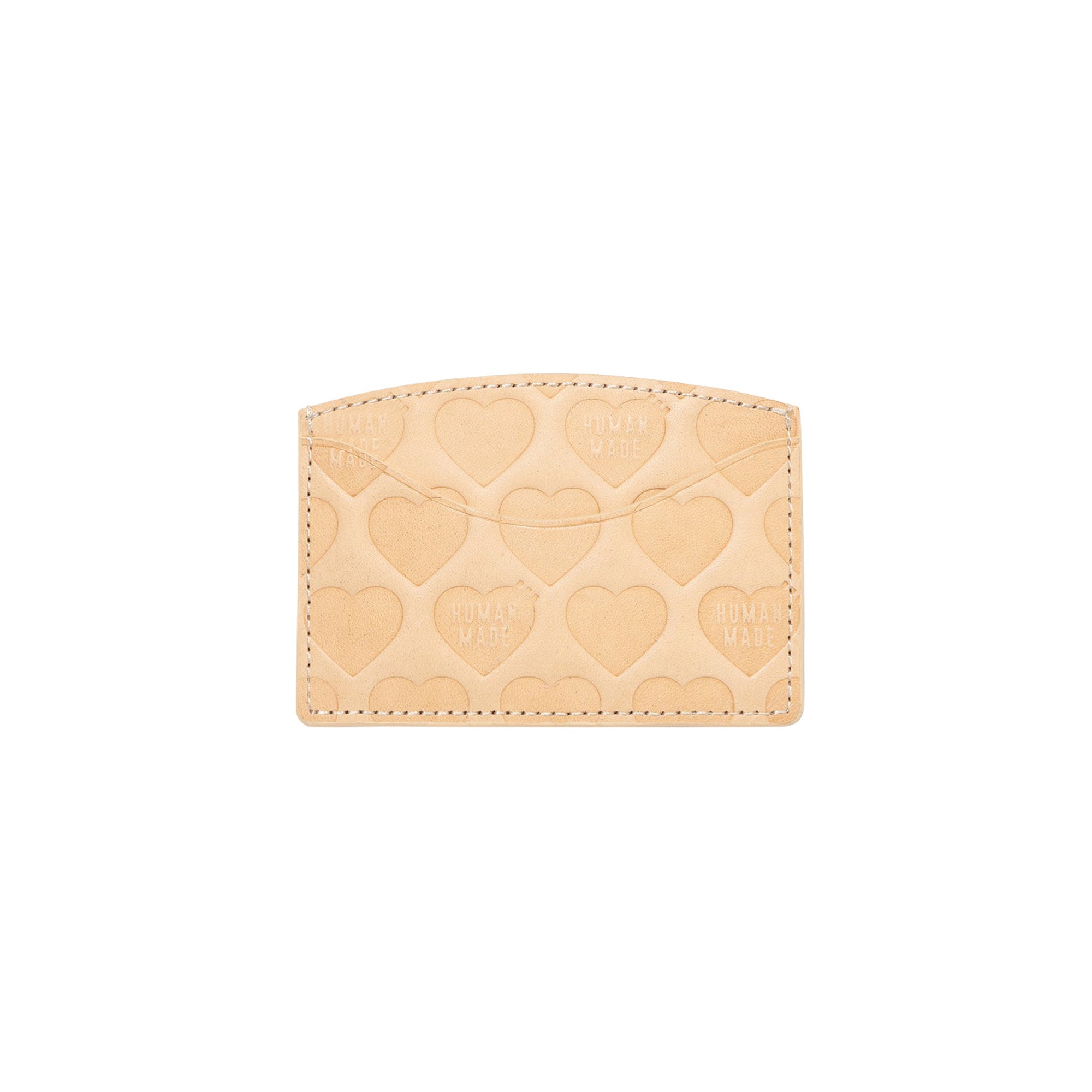 Leather Card Case - Beige product photo