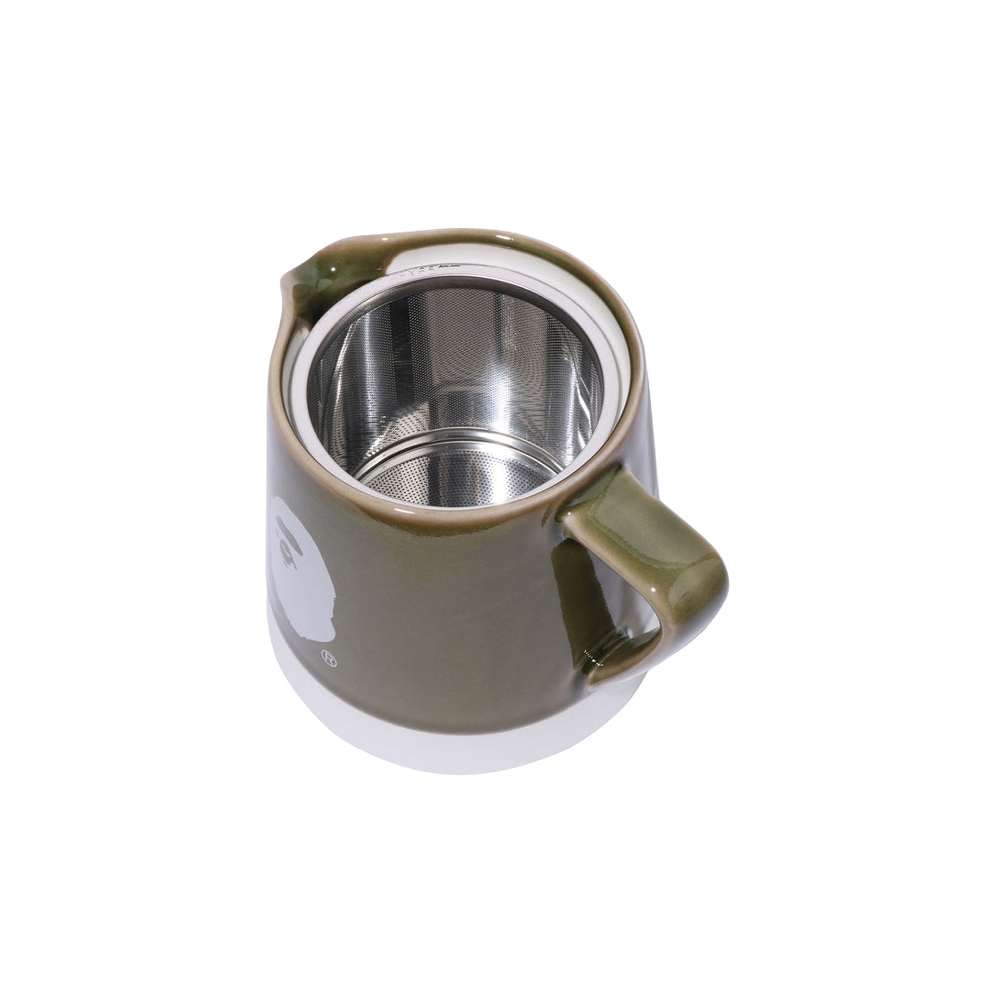 Logo Porcelain Tea Pot - Green product photo