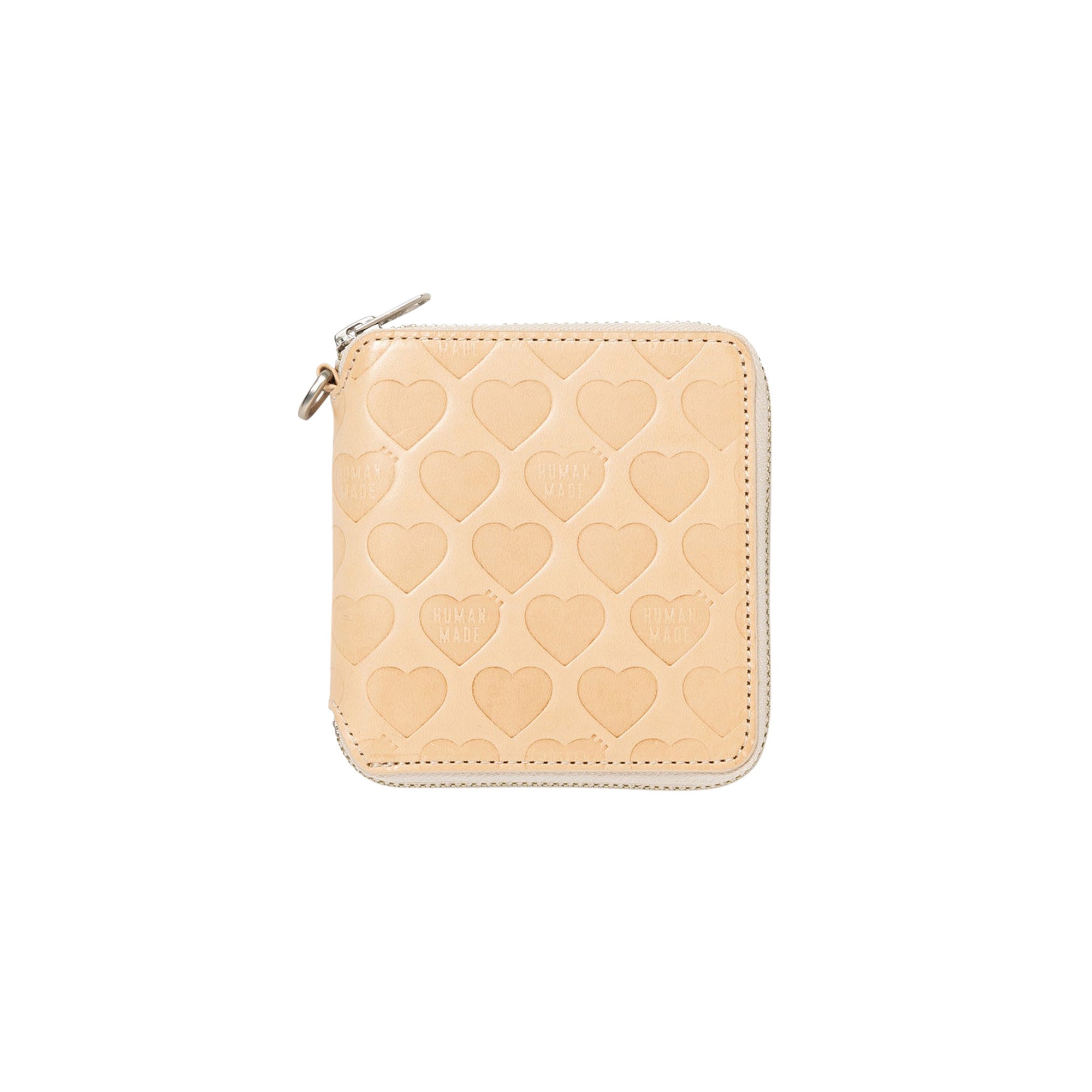 Leather Wallet - Beige product photo
