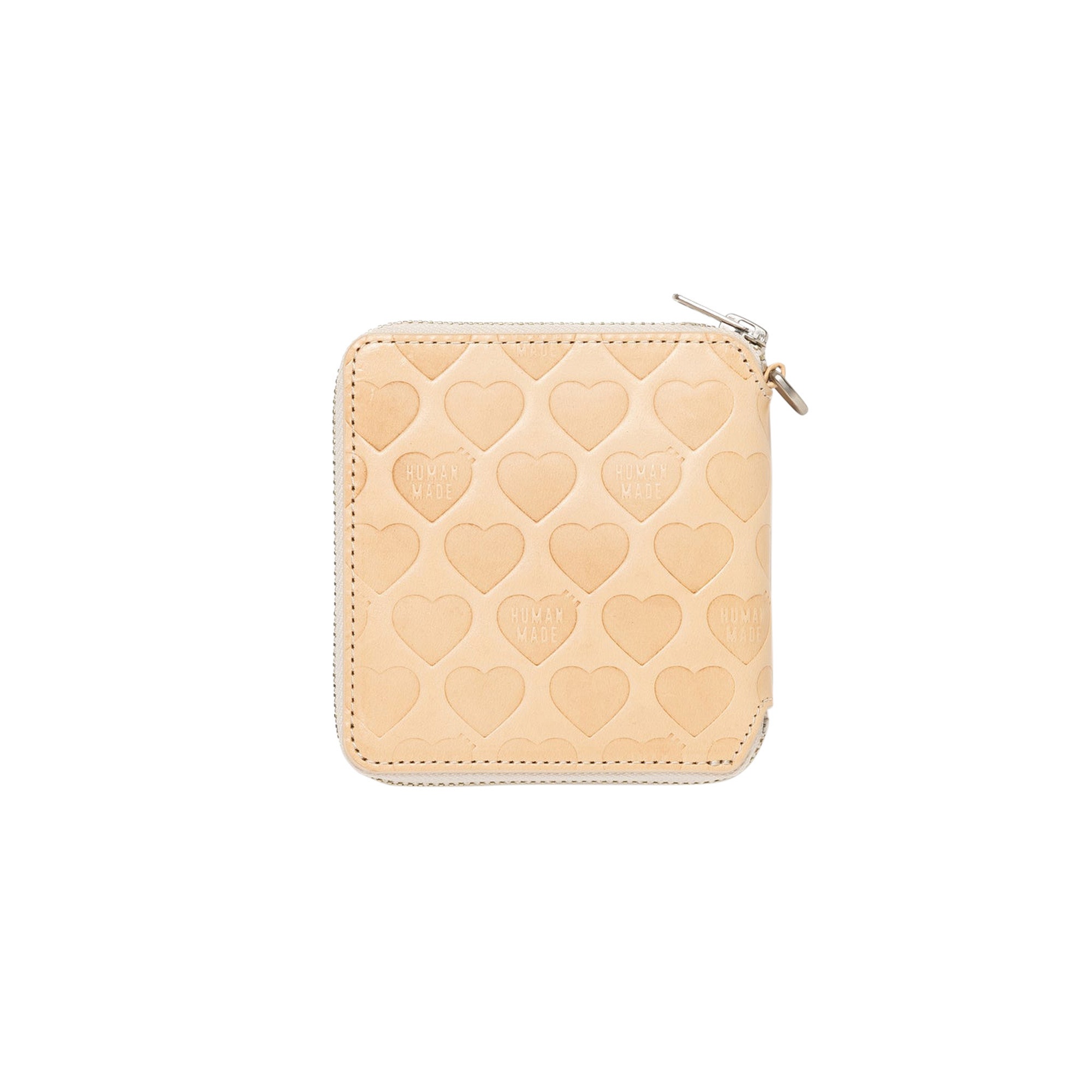 Leather Wallet - Beige product photo