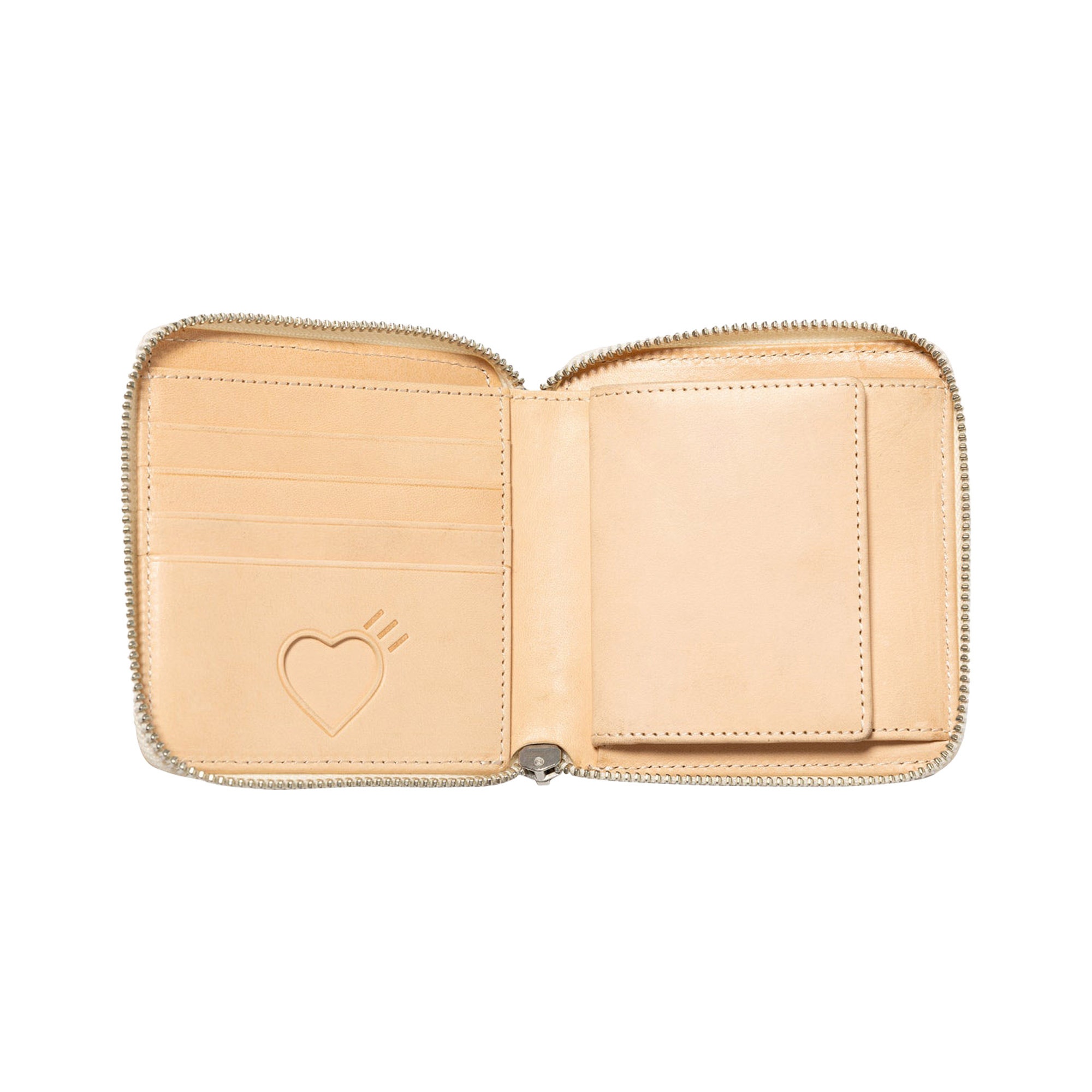 Leather Wallet - Beige product photo