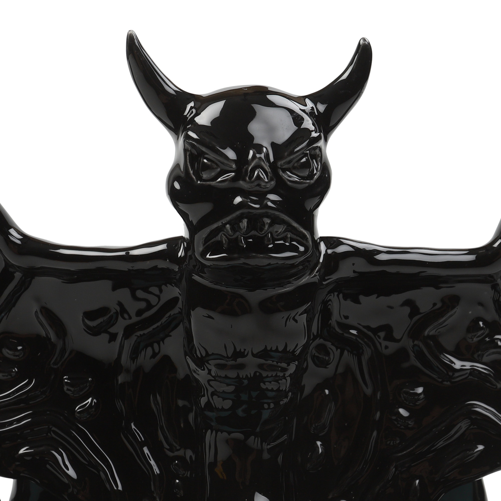 Neck Face Incense Burner - Black product photo