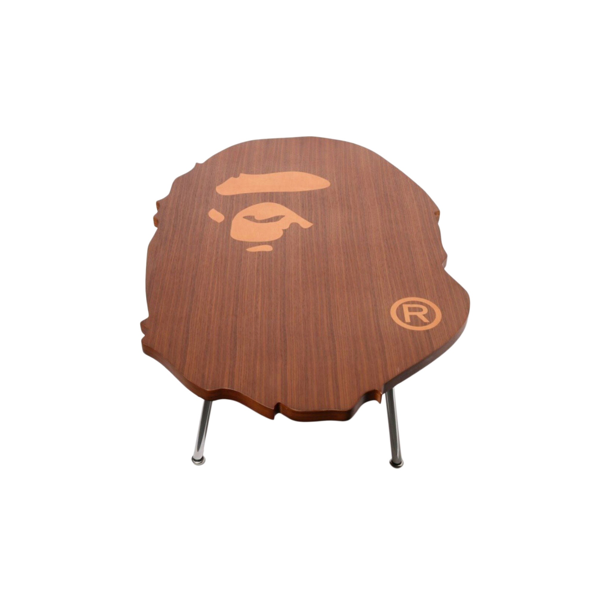 Ape Head Wooden Coffee Table - Brown product photo