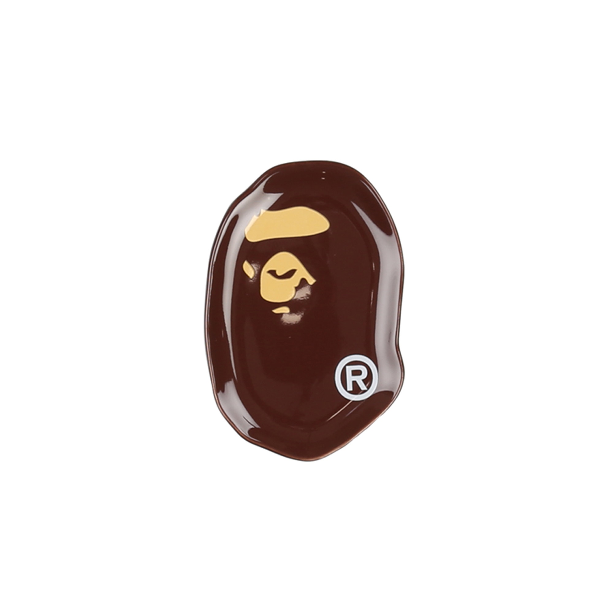 Ape Head Condiment Plate Set - Brown product photo