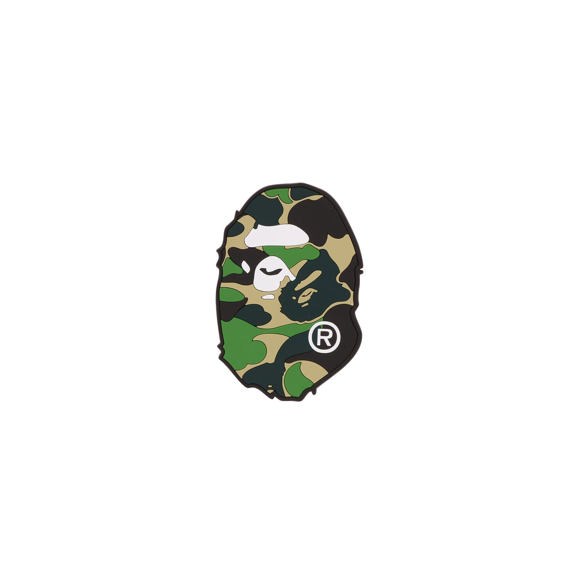 ABC Camo Ape Head Rubber Coaster - Green product photo