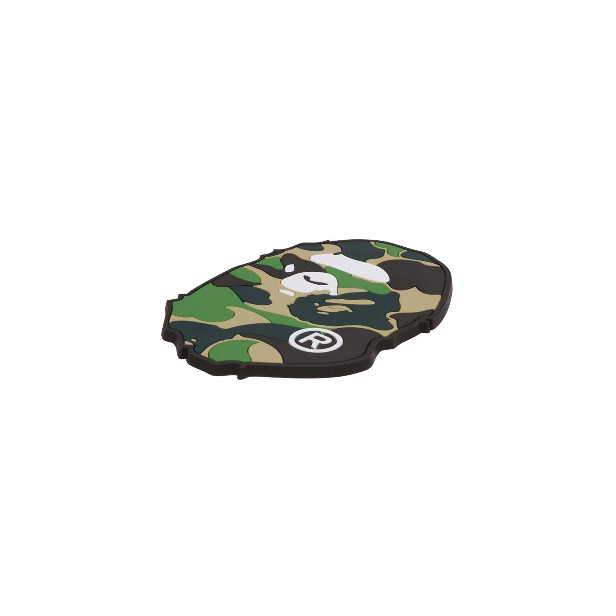 ABC Camo Ape Head Rubber Coaster - Green product photo