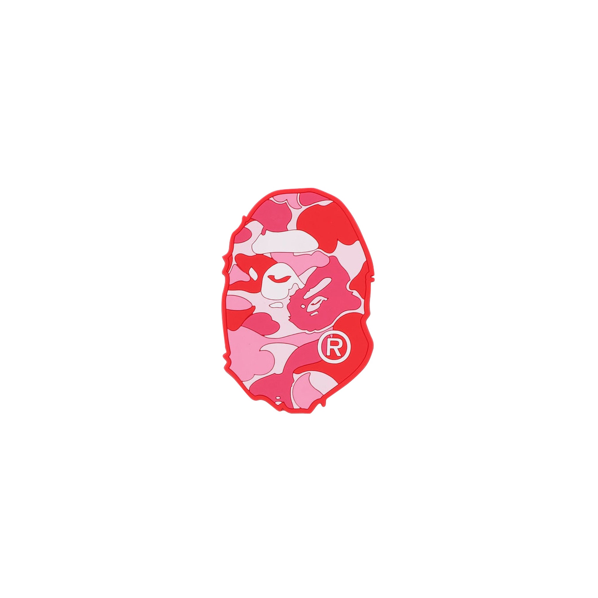 ABC Camo Ape Head Rubber Coaster - Pink product photo