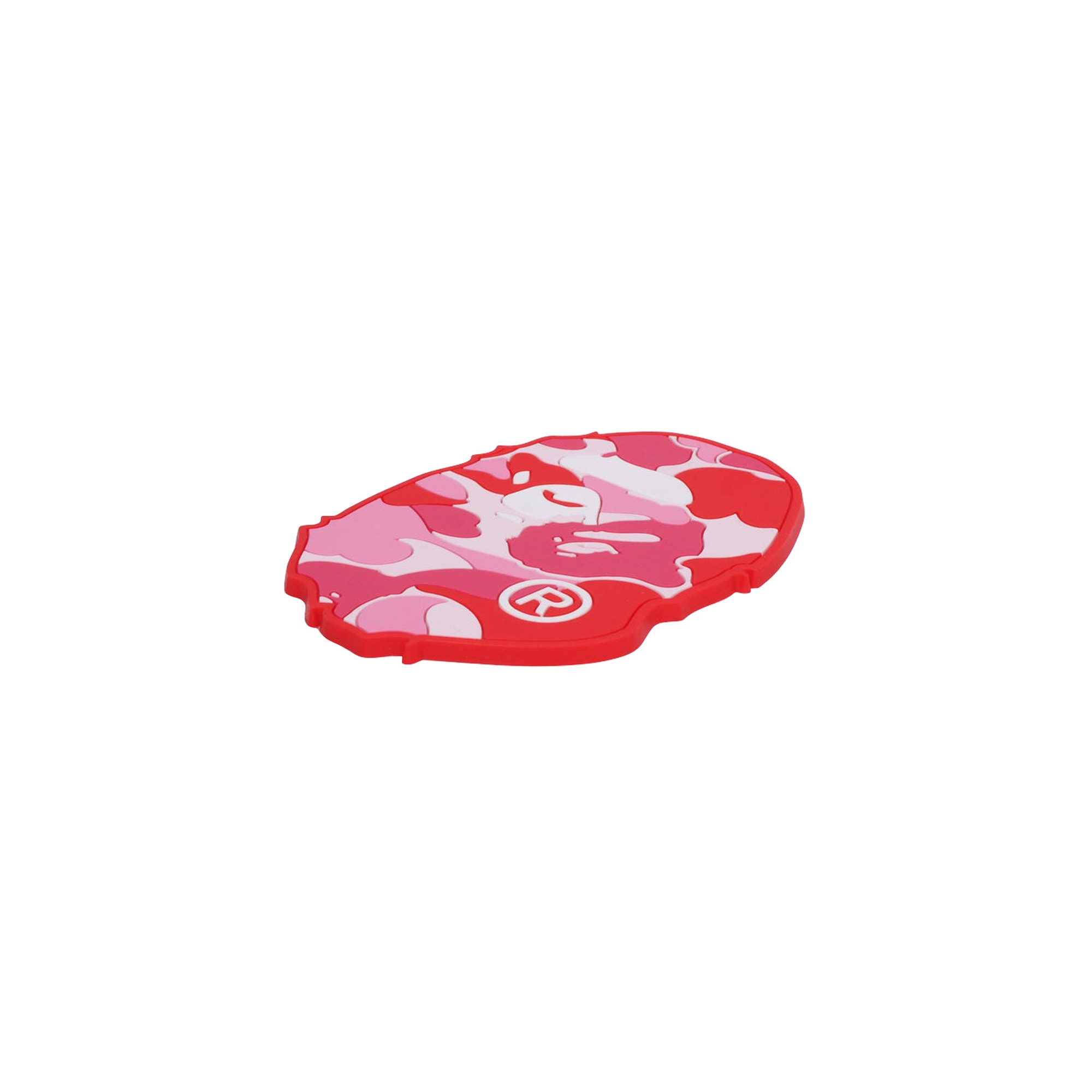 ABC Camo Ape Head Rubber Coaster - Pink product photo
