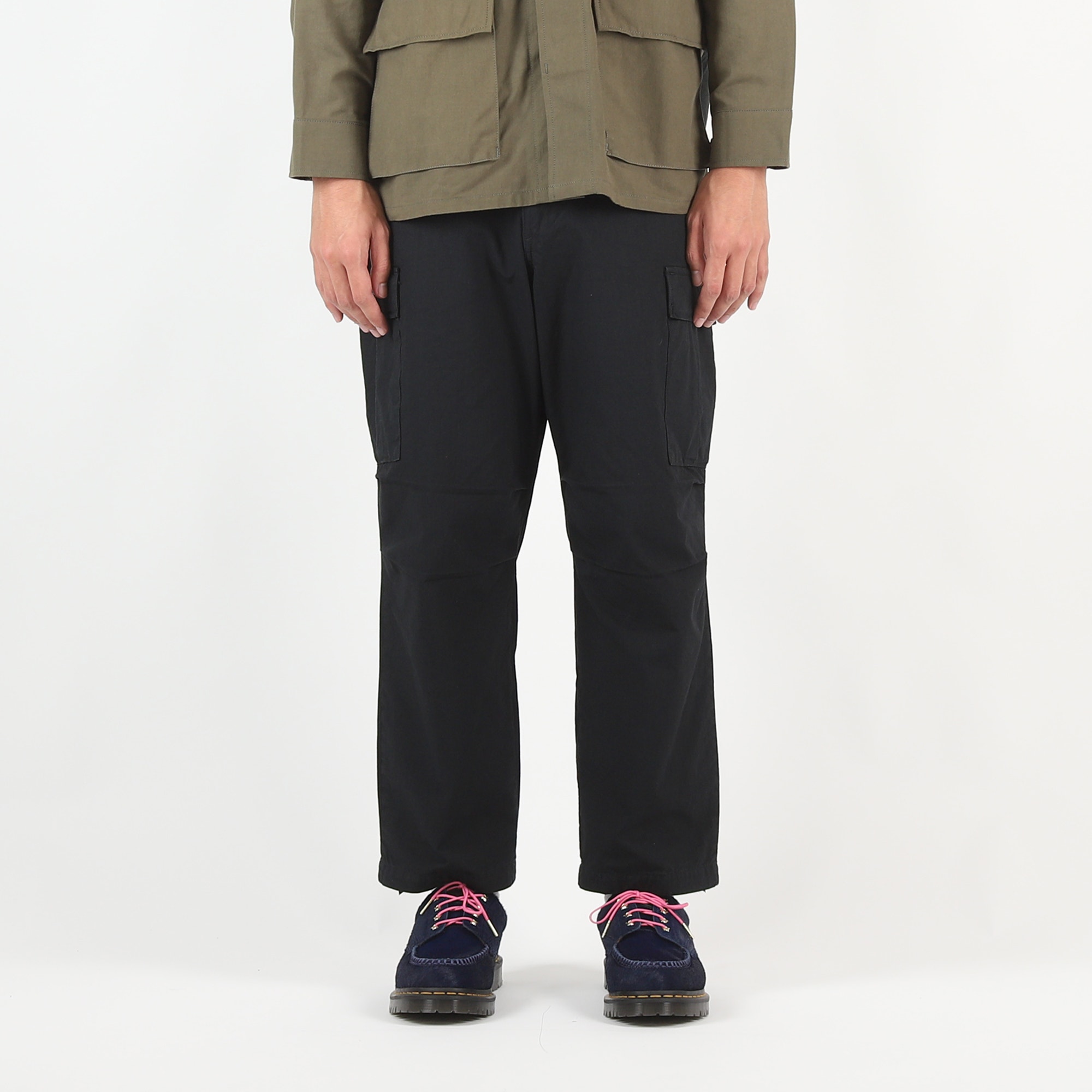 MILT9602 Cotton Ripstop Trousers - Black product photo