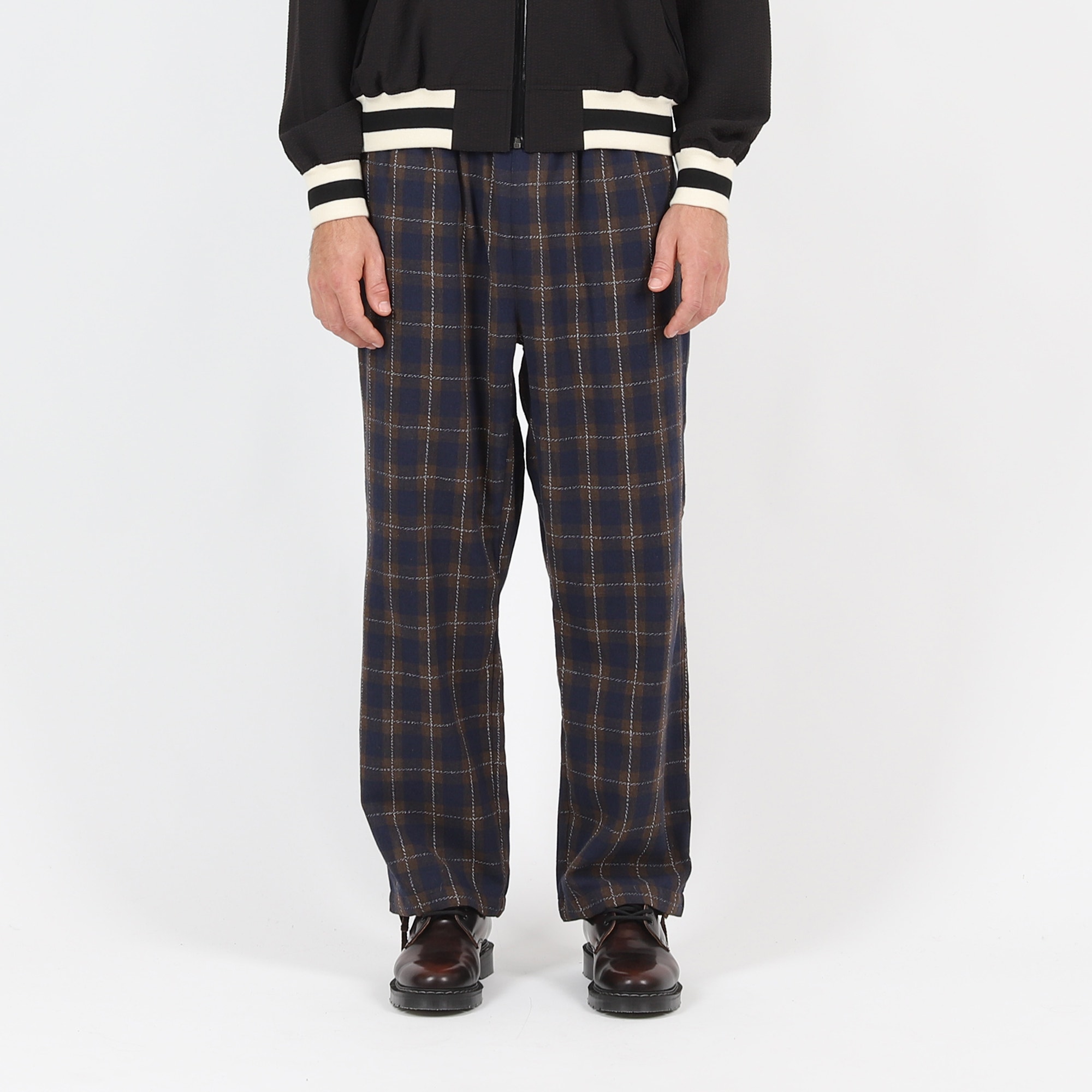 Plaid Beach Pant - Navy product photo