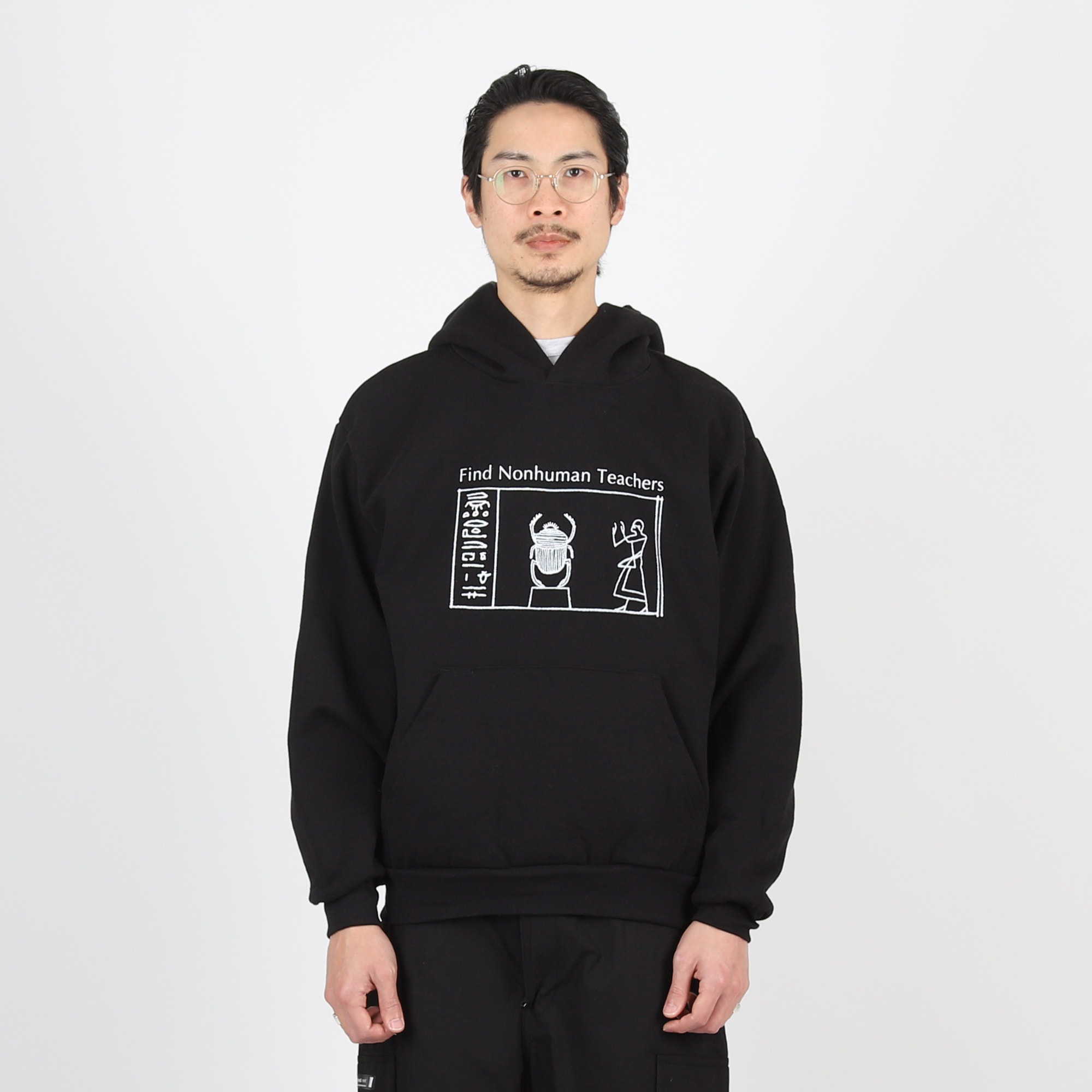 Nonhuman Teachers Hoodie - Washed Black product photo