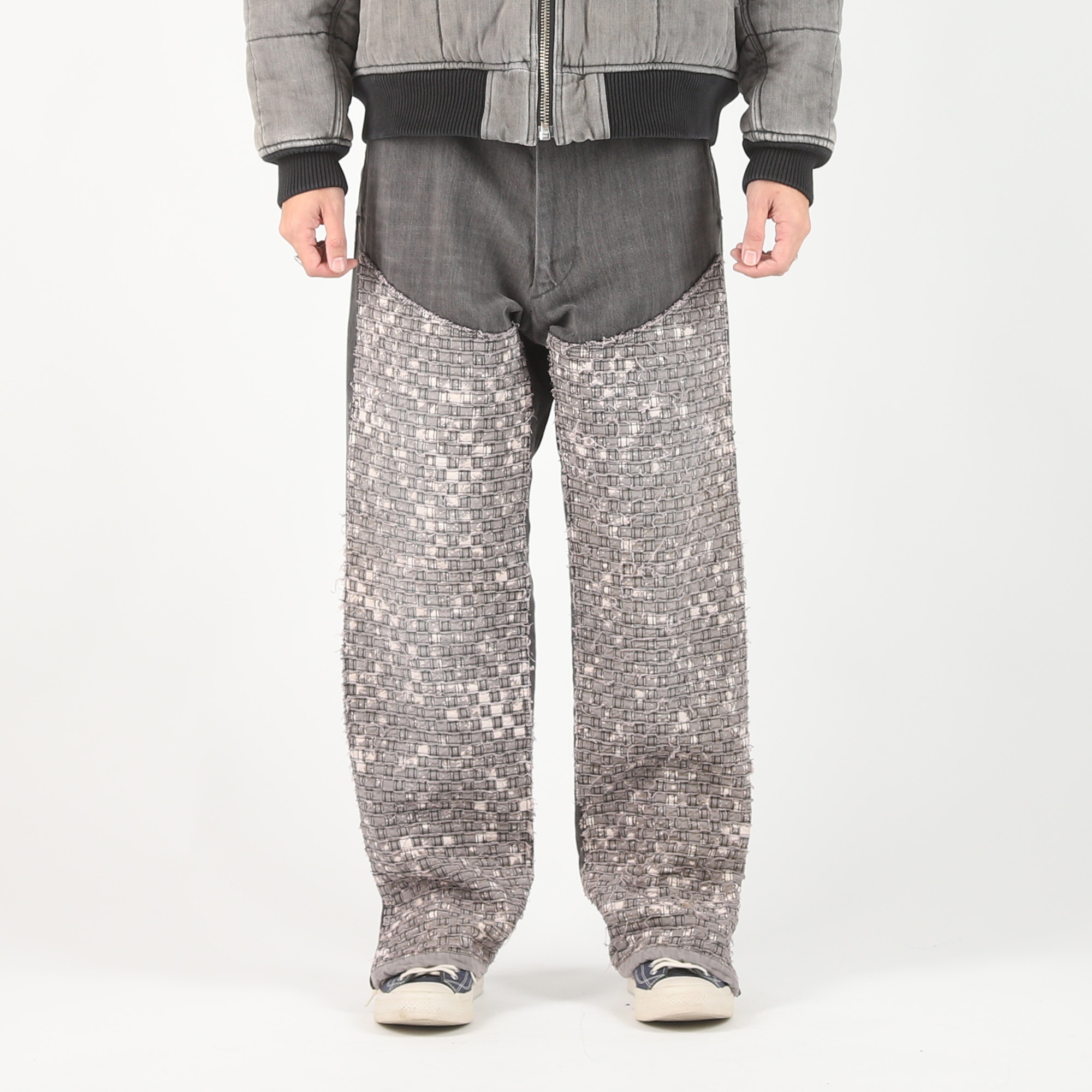10 Pocket Double Knee Denim - Washed Black product photo