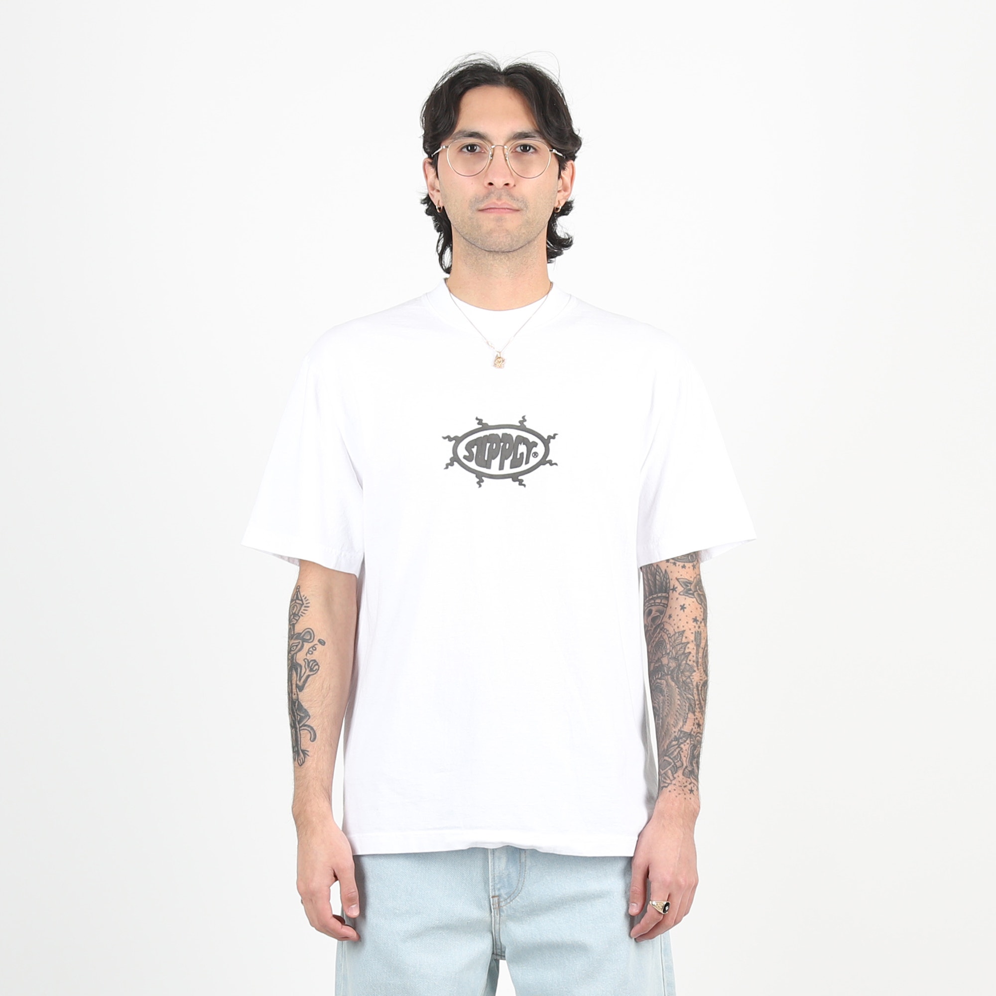 Sunburst SS T-Shirt - White product photo