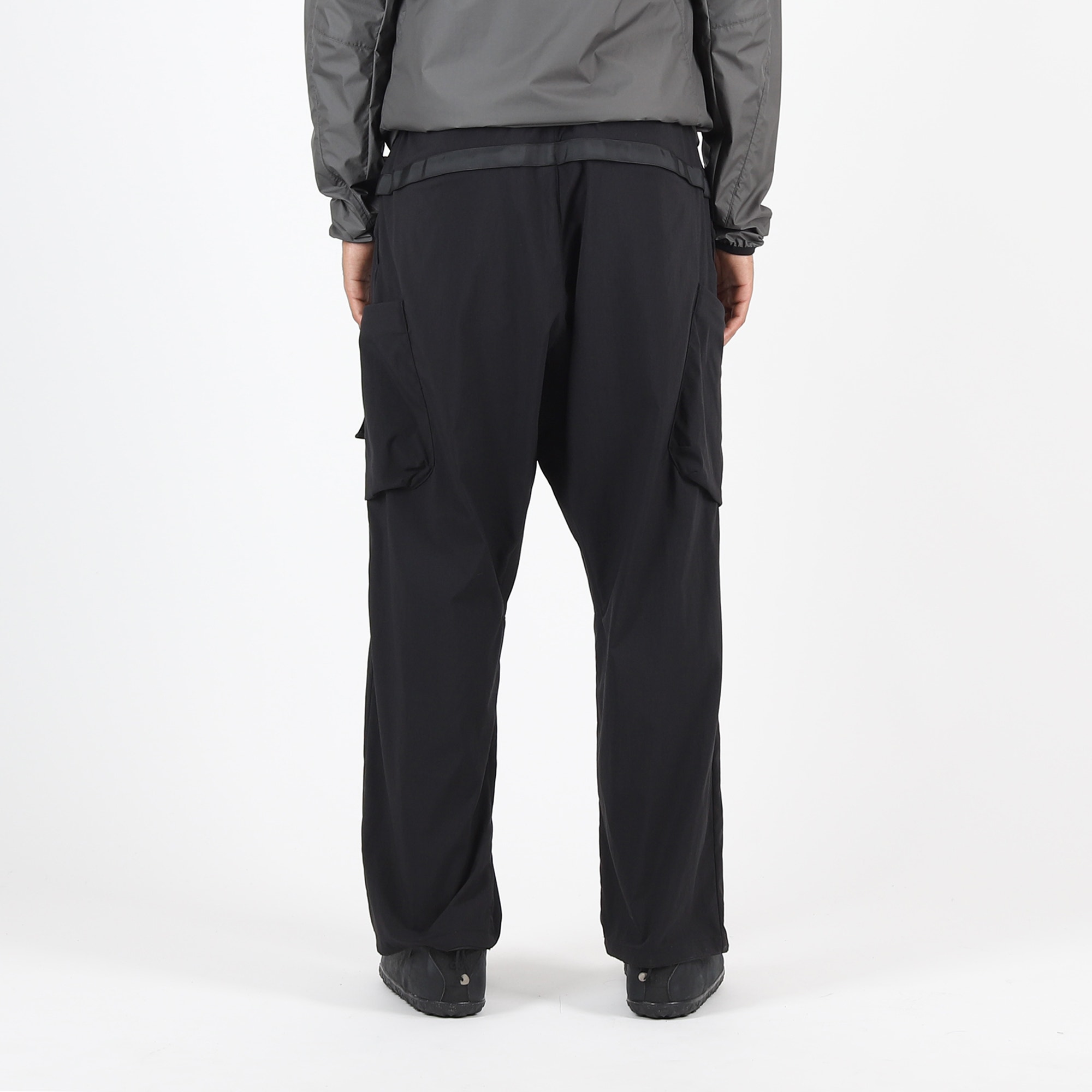 Nylon Stretch Cargo Trouser - Blk product photo