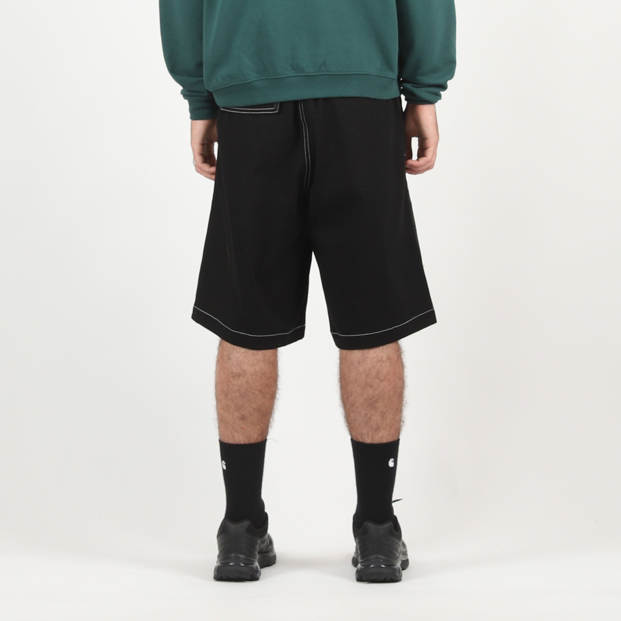Contrast Stitch Short - Black product photo