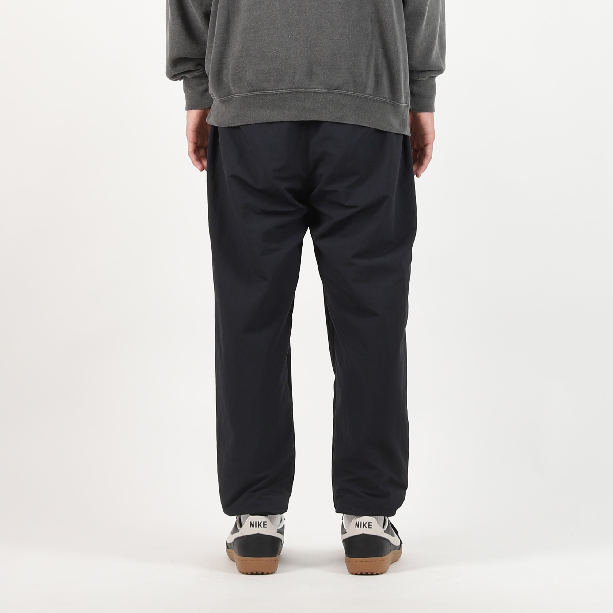 SPST2002 Nylon Tussah Trousers - Black product photo