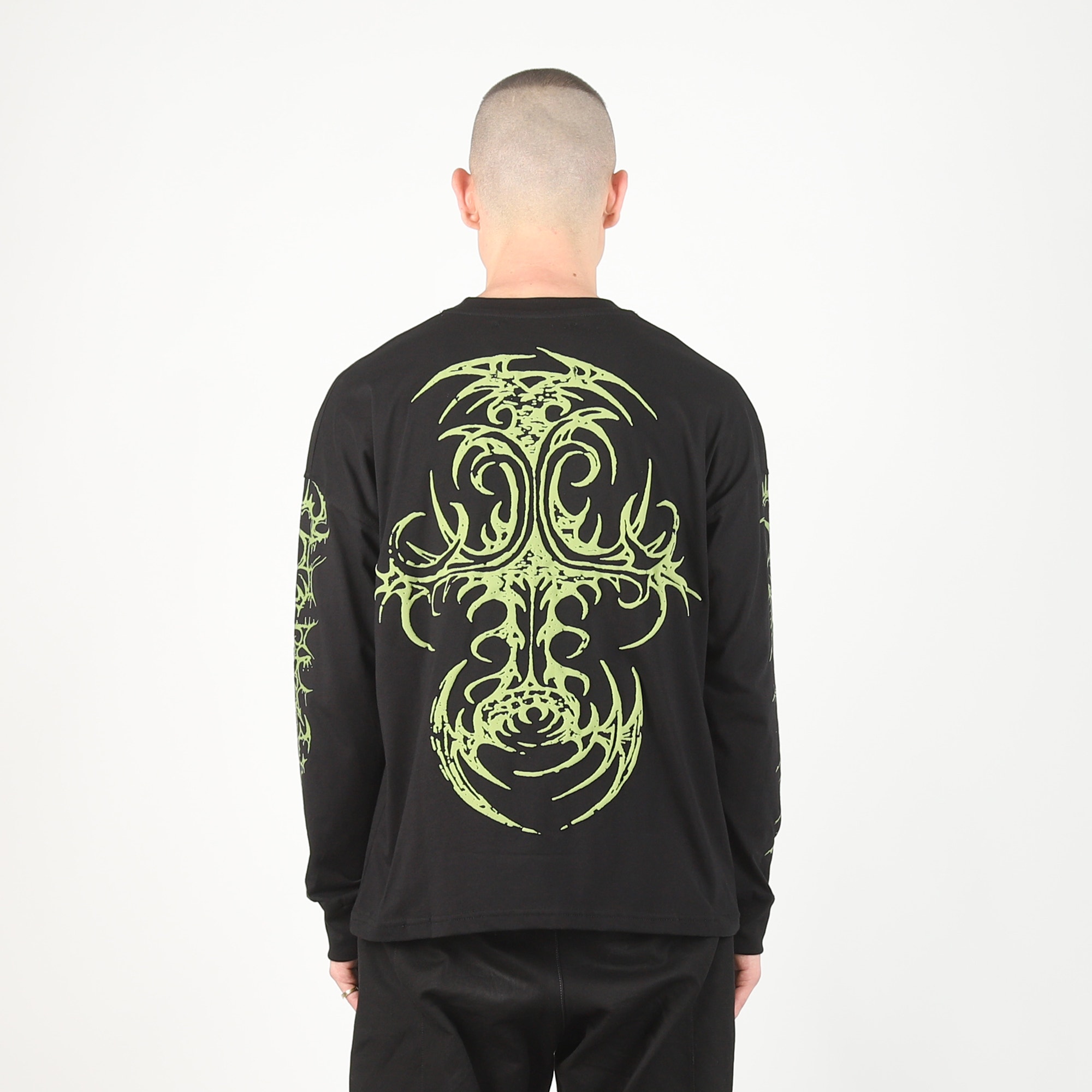 Rough L/S T-Shirt - Black product photo