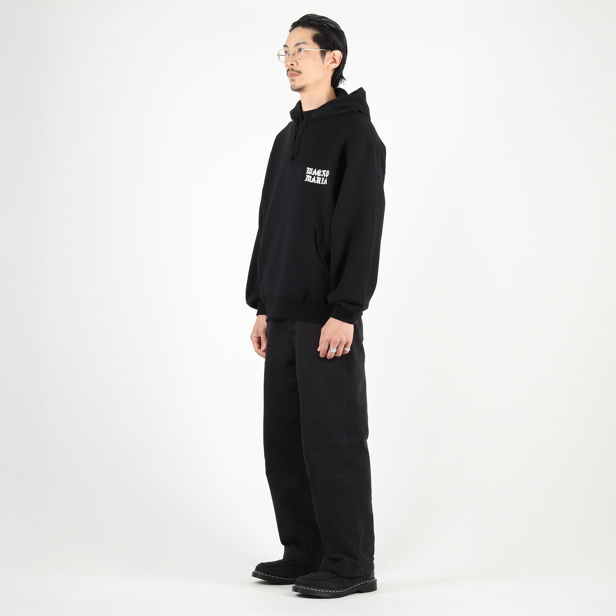 Type-2 Pullover Hooded Sweatshirt - Black product photo