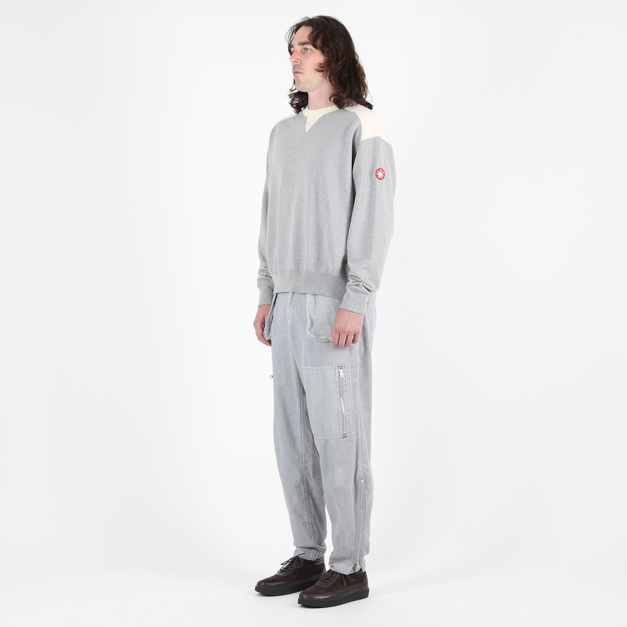 Overdye Cord Yossrian Pants #5 - Grey product photo