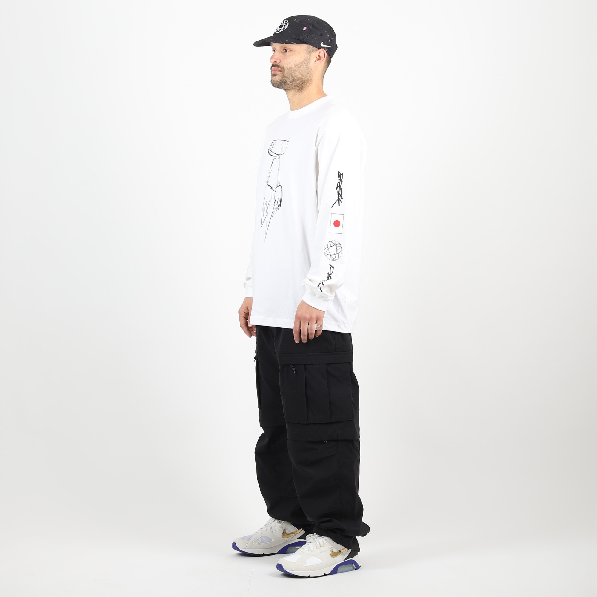 Nike Japan LS Top OLY - White/Black product photo