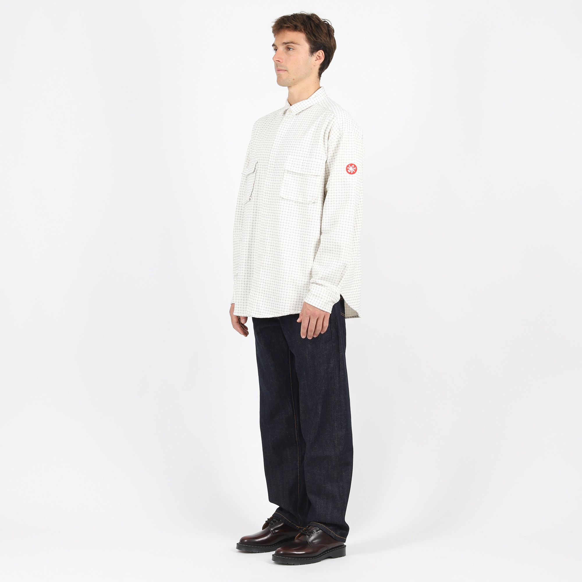 Control Denim Big Shirt - White product photo