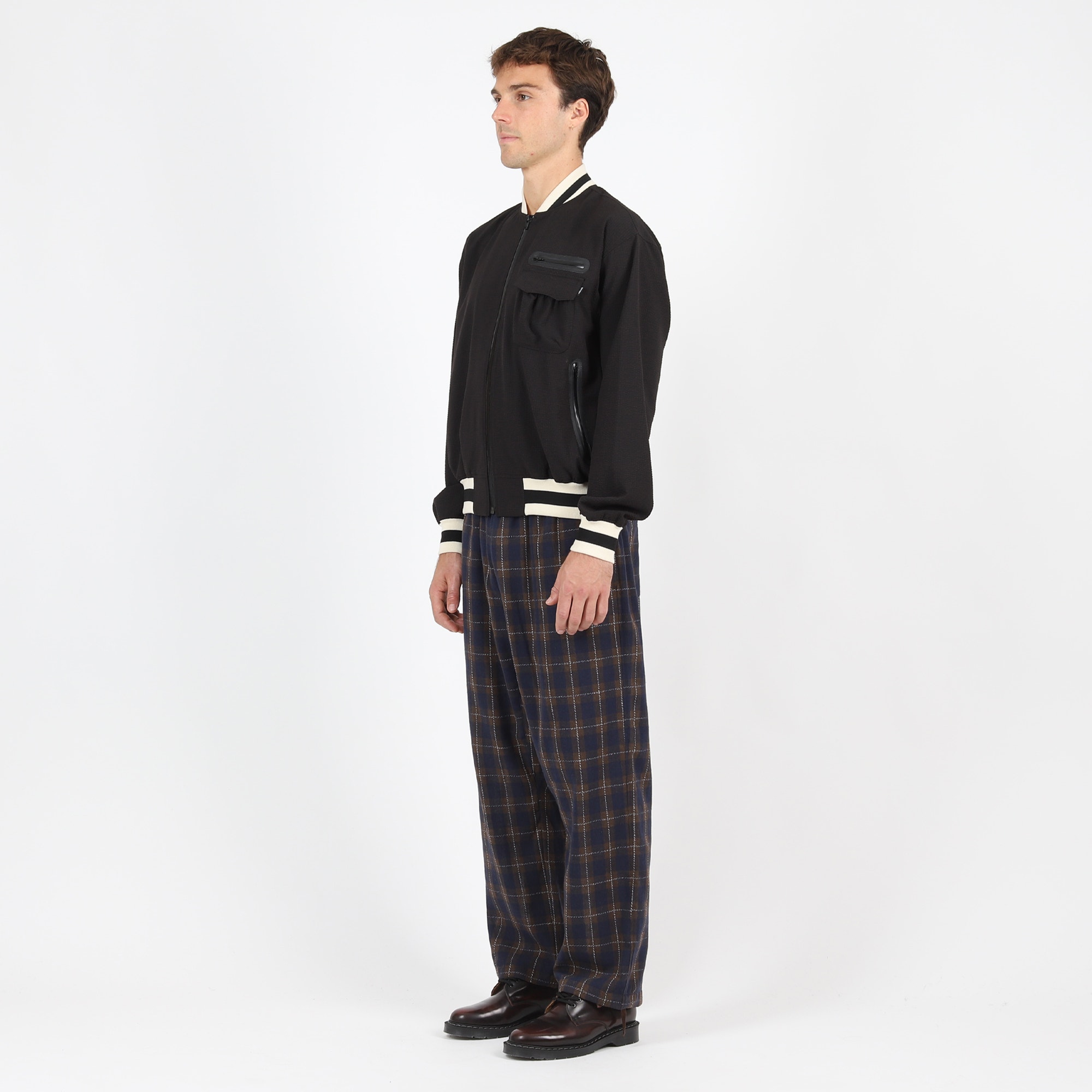 Plaid Beach Pant - Navy product photo