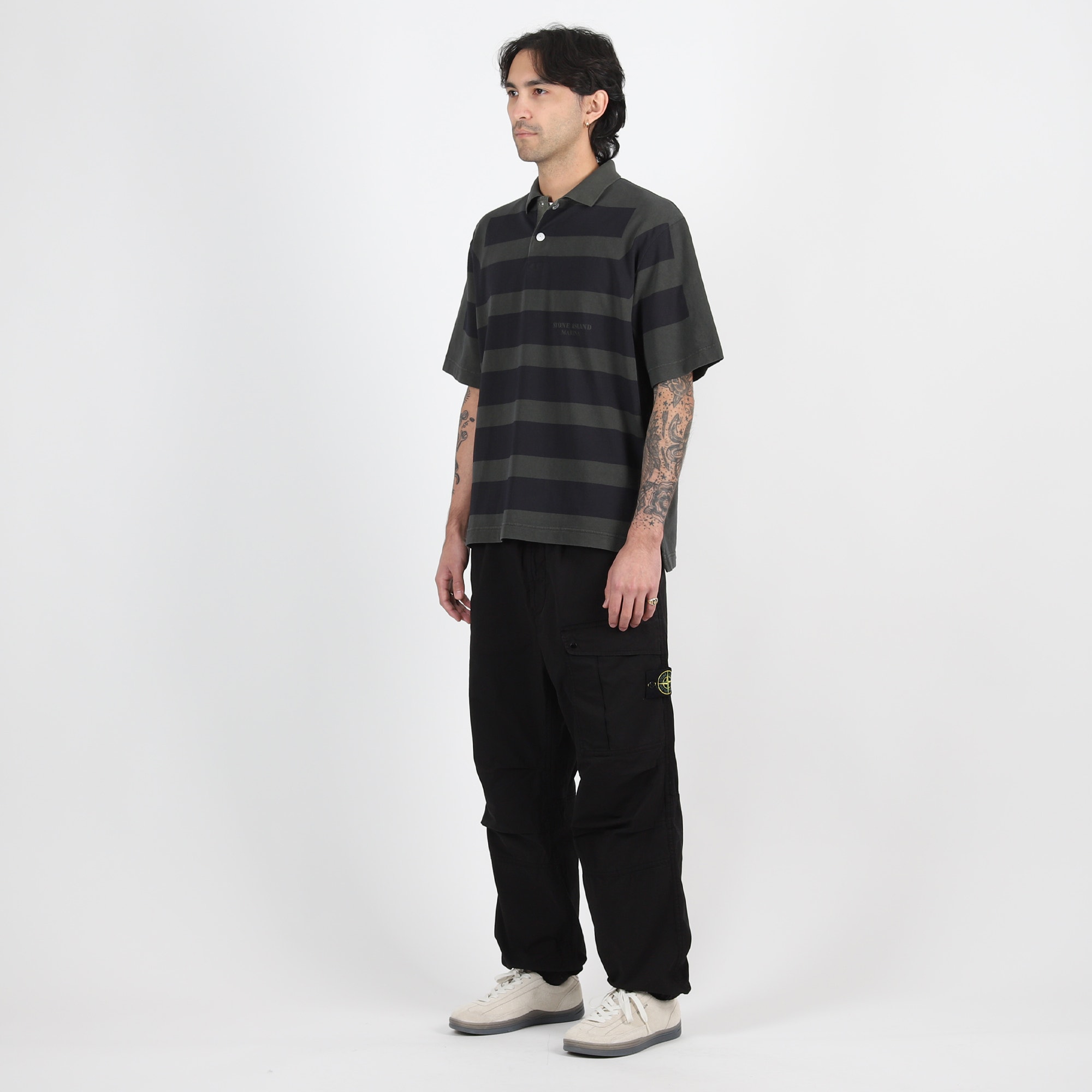 221X4 Polo Shirt - Charcoal product photo