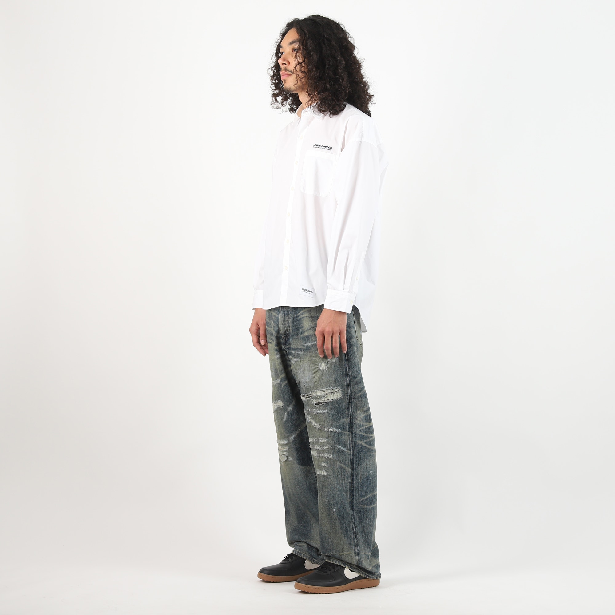 Savage Denim DP Wide Pants - Indigo product photo