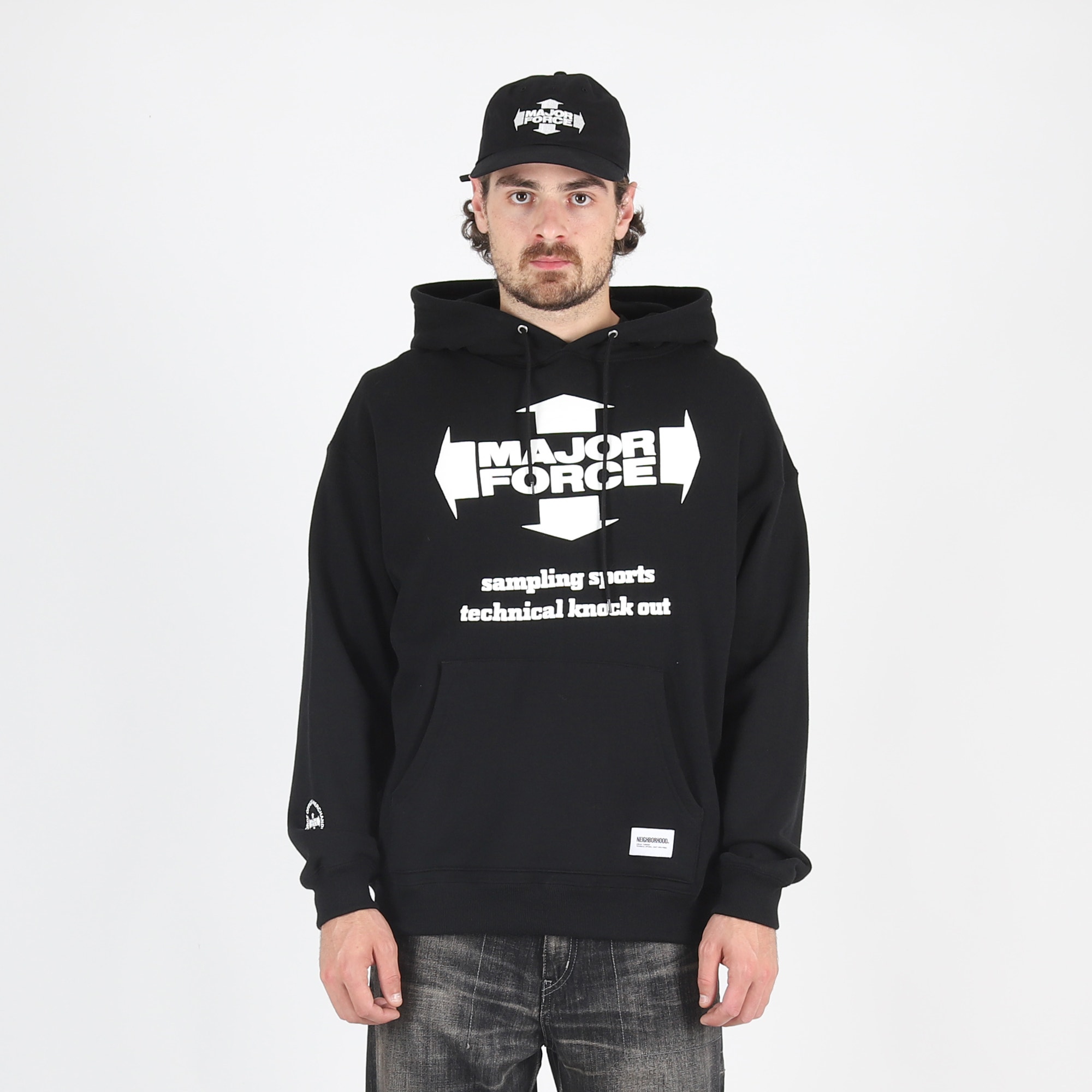 NH x Major Force LS Sweatparka - Black product photo