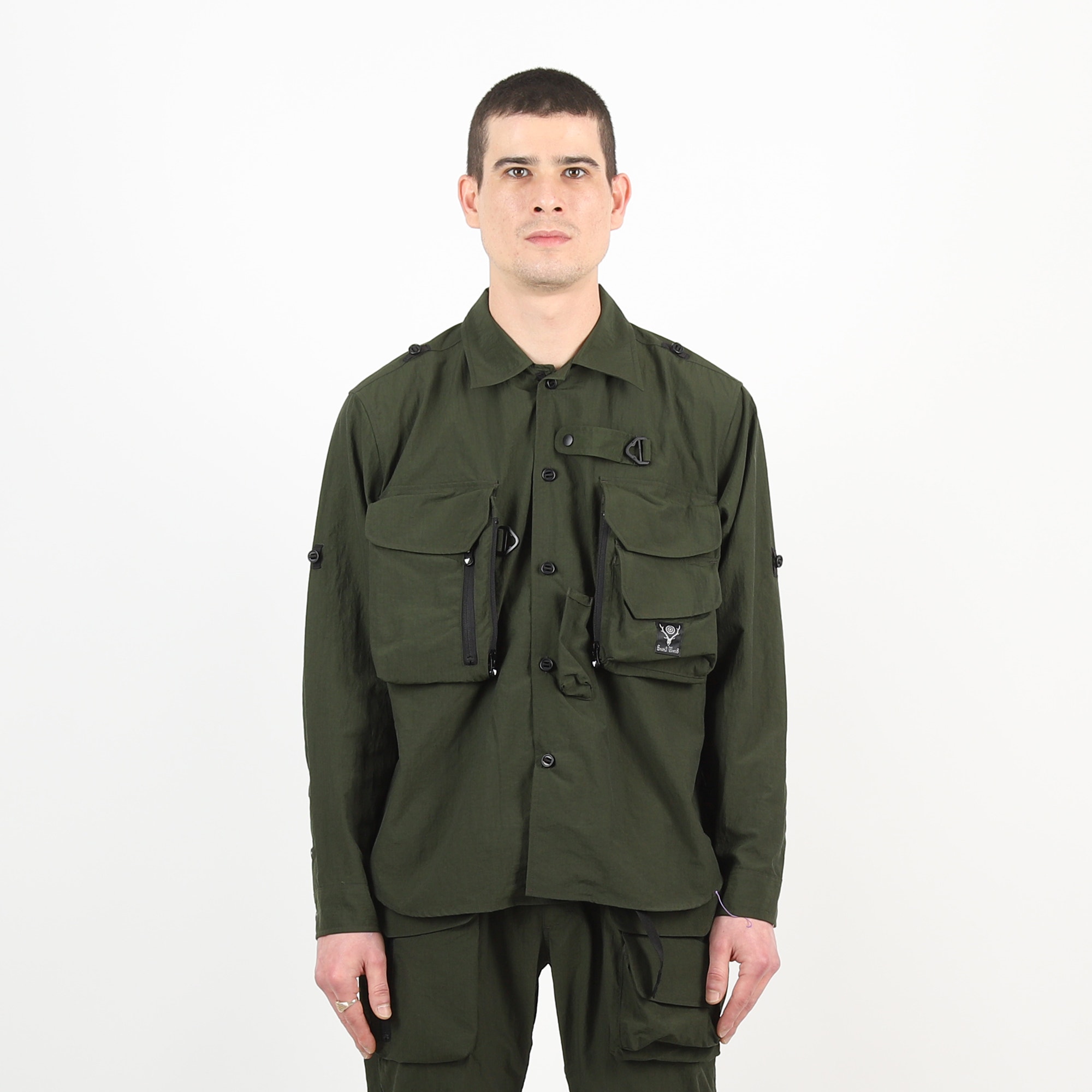 Tenkara Trout Shirt - Green product photo
