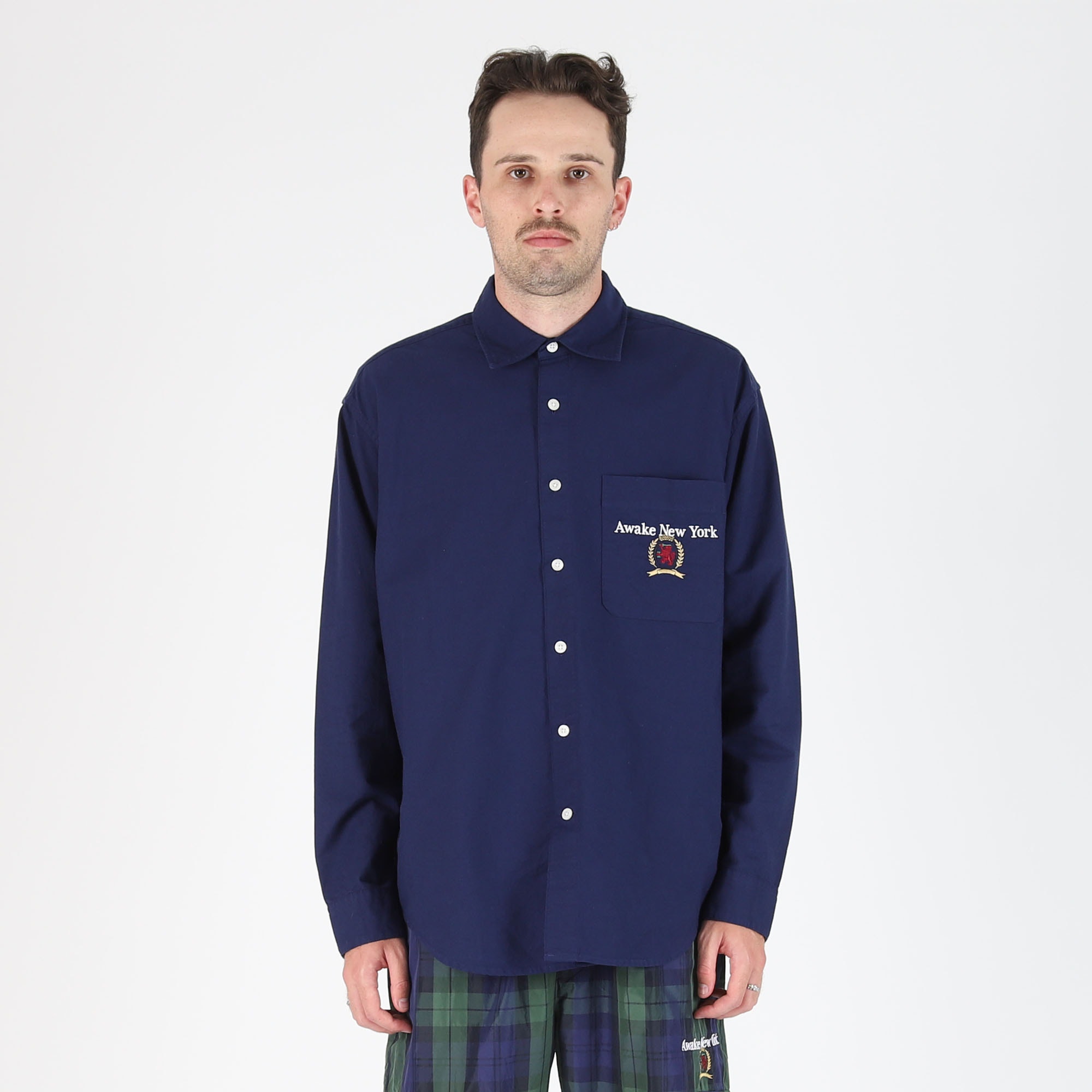 Tommy Button Down Shirt - Yale Navy product photo