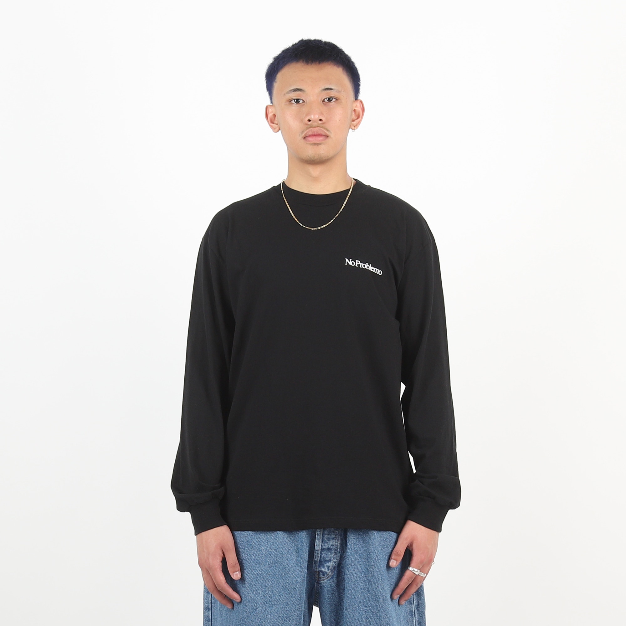 Mini Problemo L/S T-Shirt - Black product photo