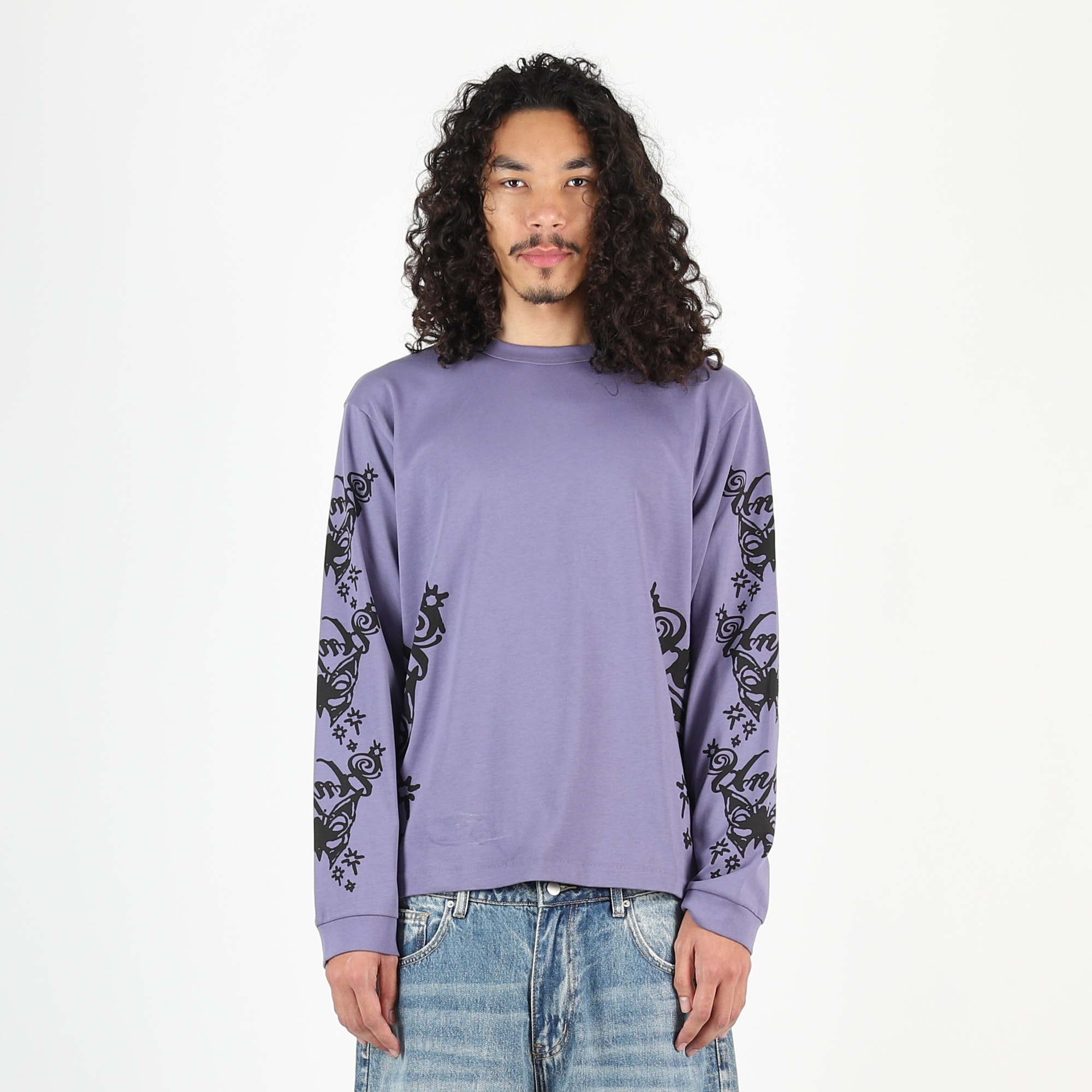 Nans Garden LS T-Shirt - Purple product photo