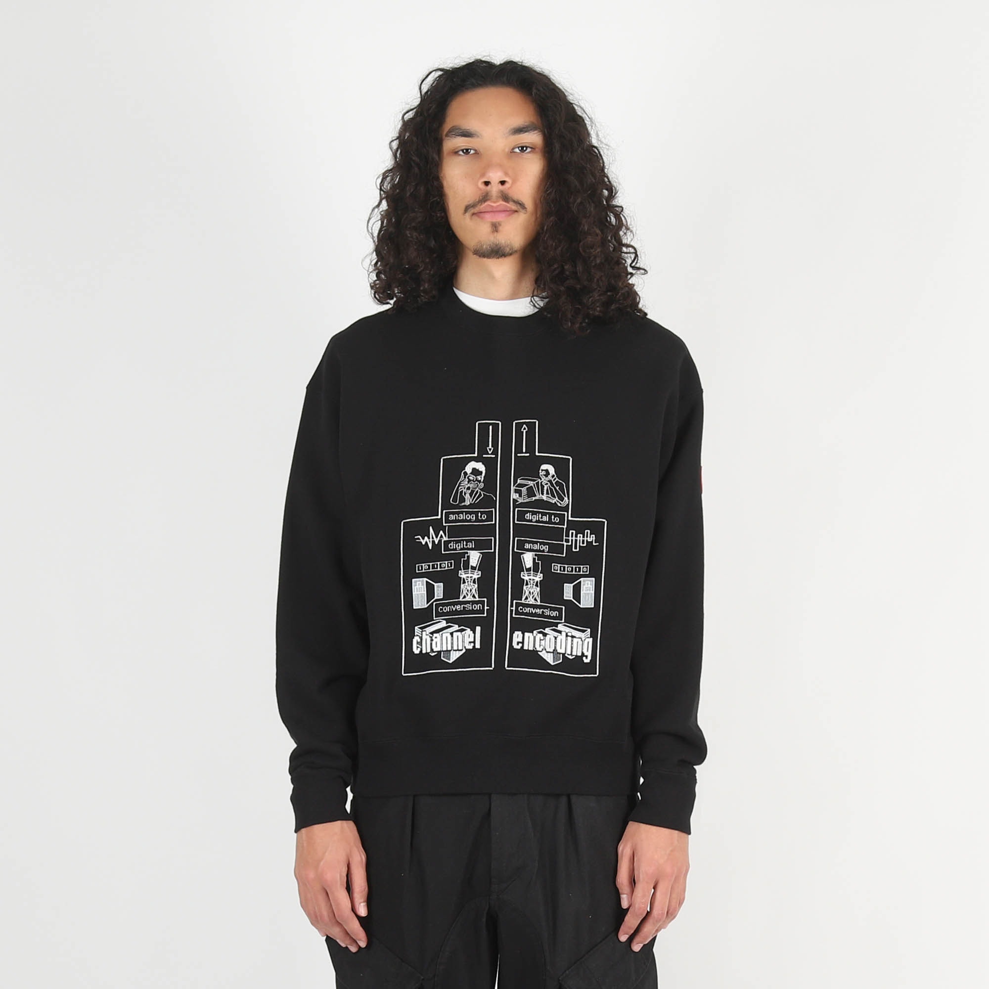 Channel Encoding Crewneck - Black product photo