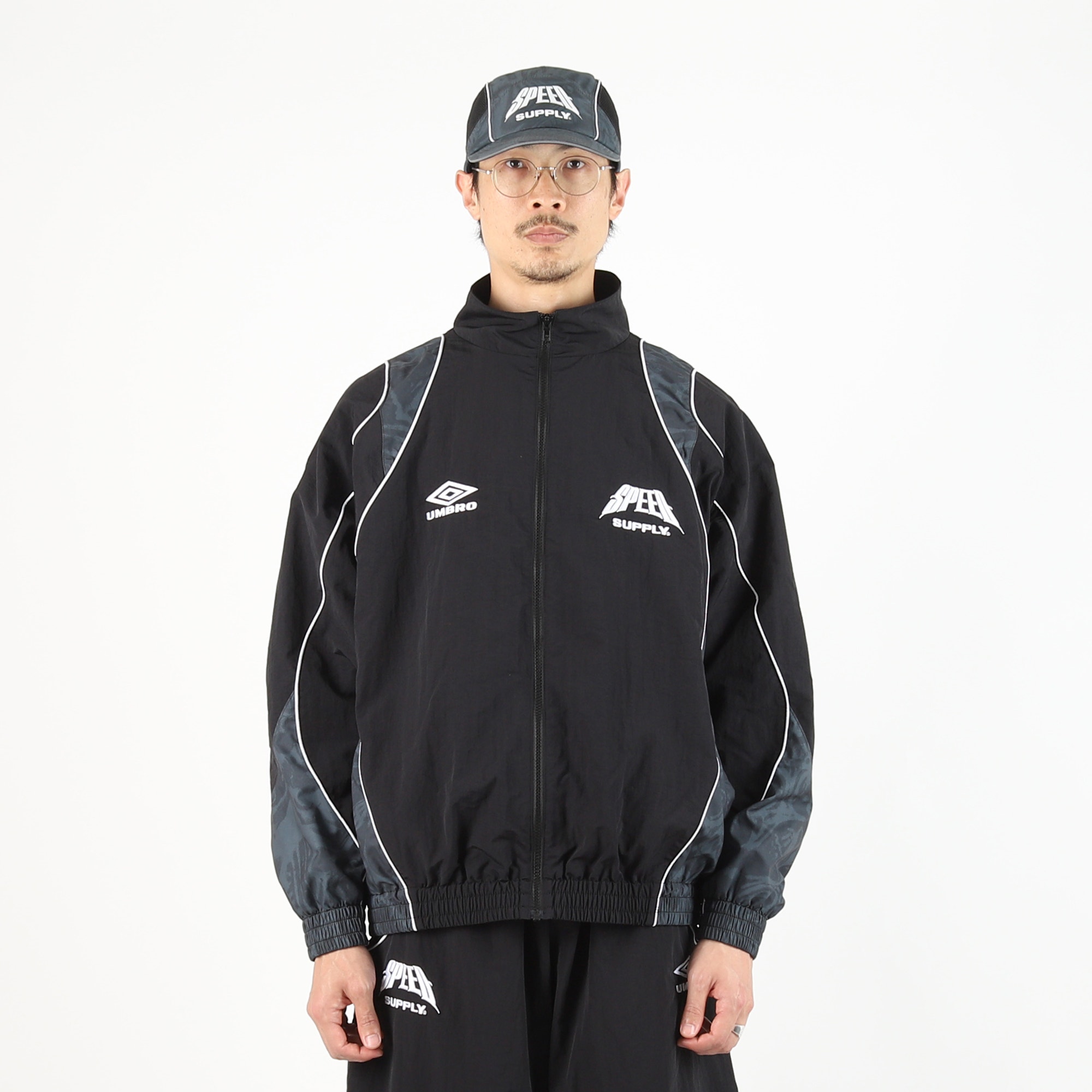 SUPPLY x SPEED Kit Track Jacket - Black product photo