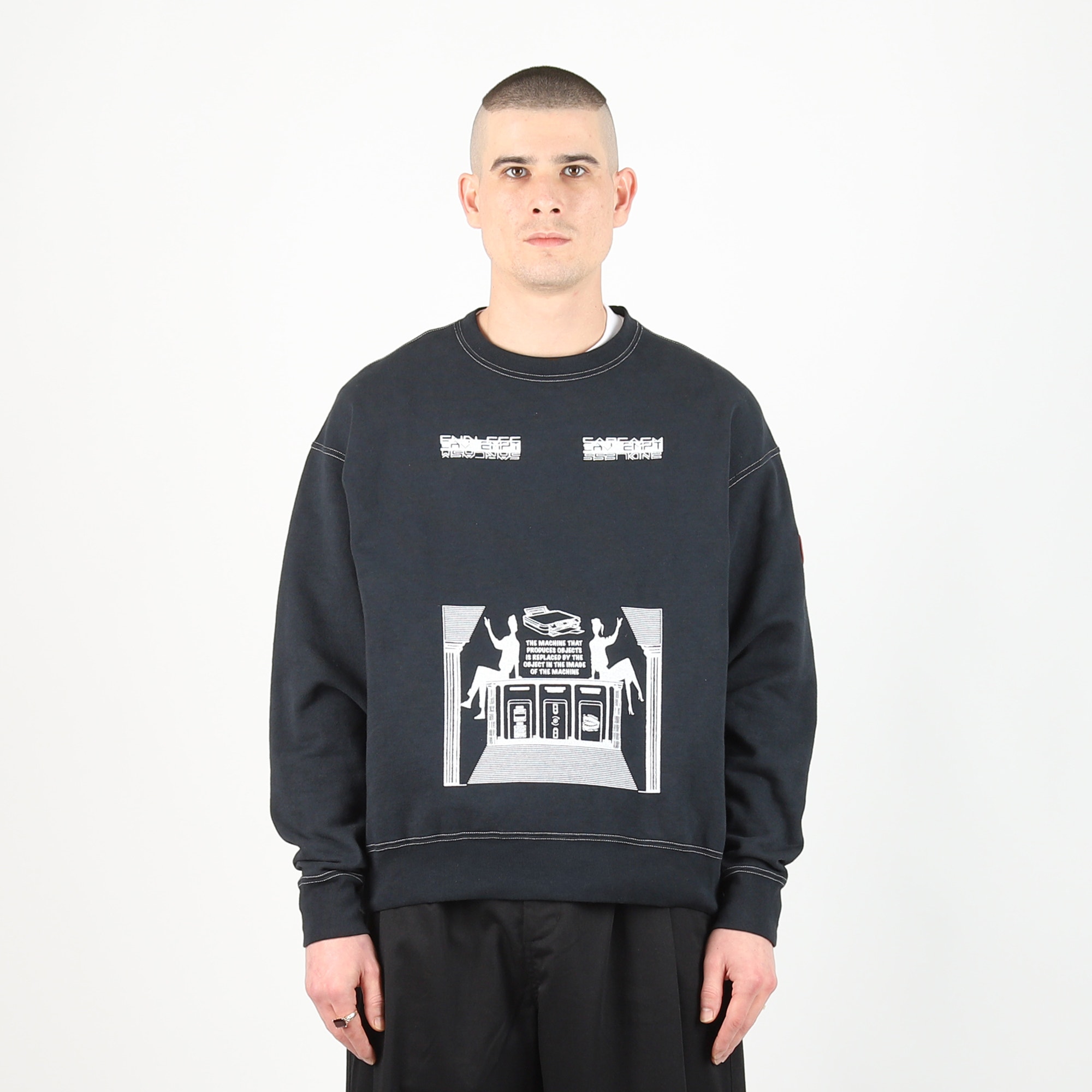 Overdye MD Machines Crewneck - Black product photo