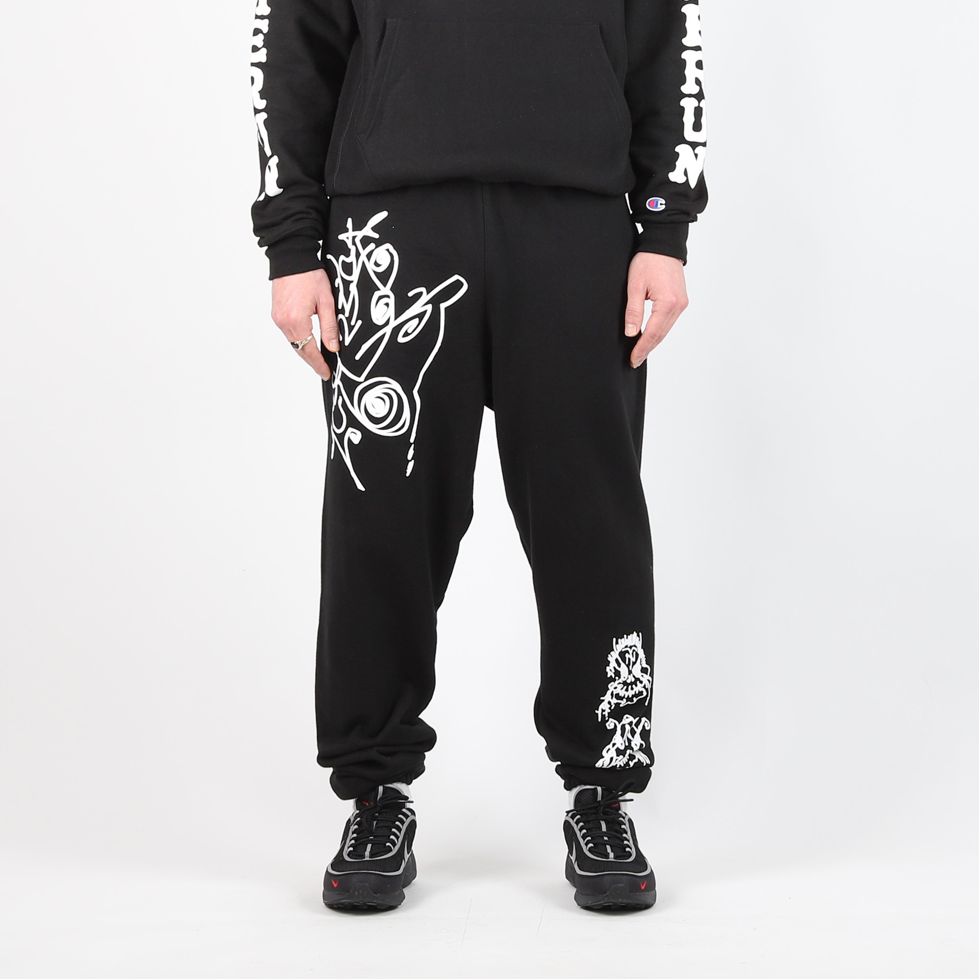 Wombat Sweatpant - Black/White product photo