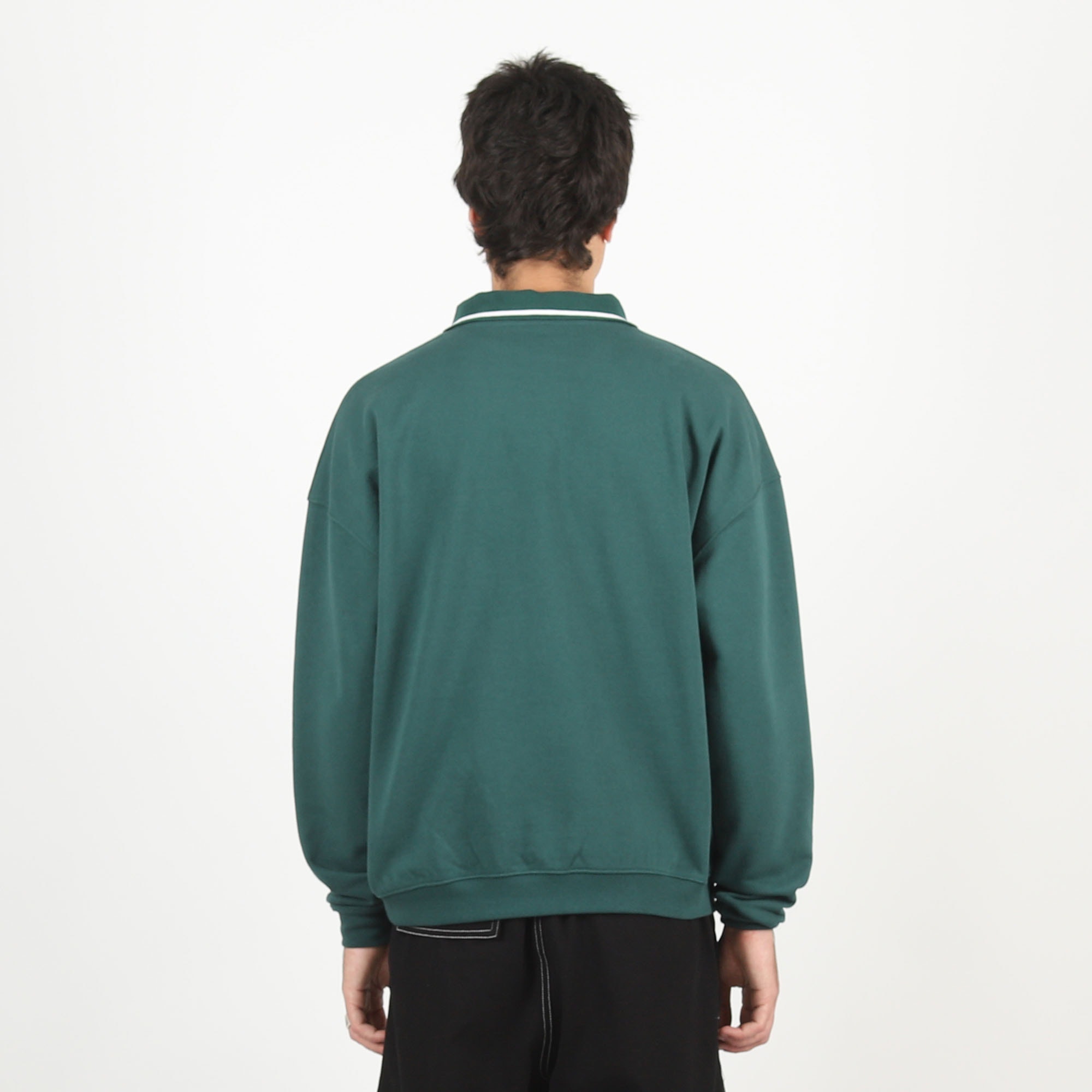 Phuk Luzin Collared Sweatshirt - Spruce product photo