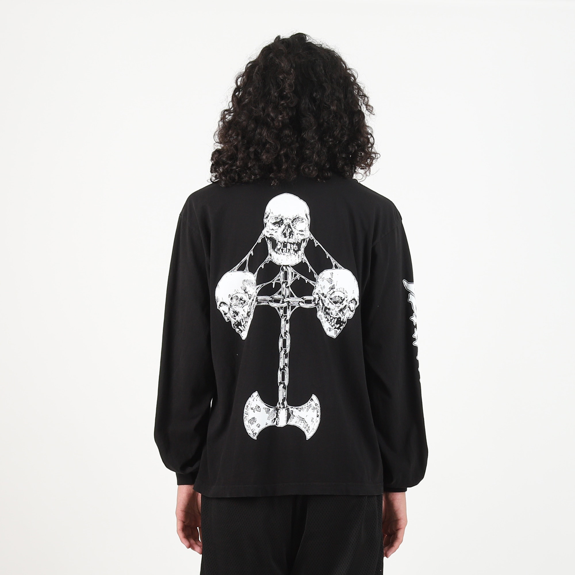 Axe Grinder LS T-Shirt - Black product photo