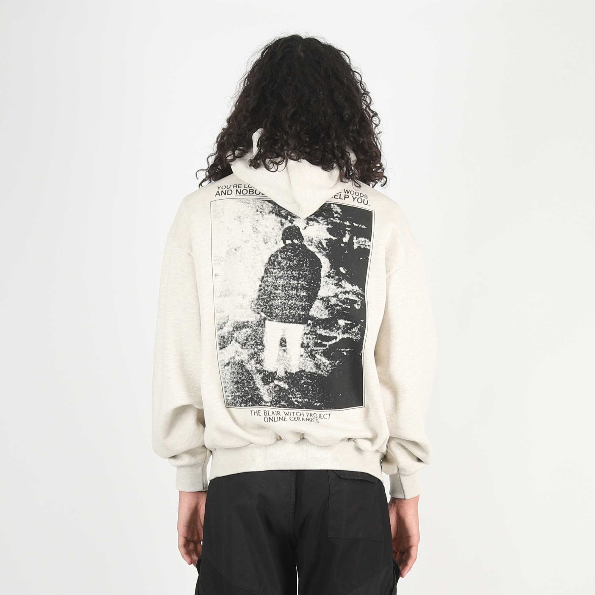 The Blair Witch Nobody Help Hoodie - Off White product photo