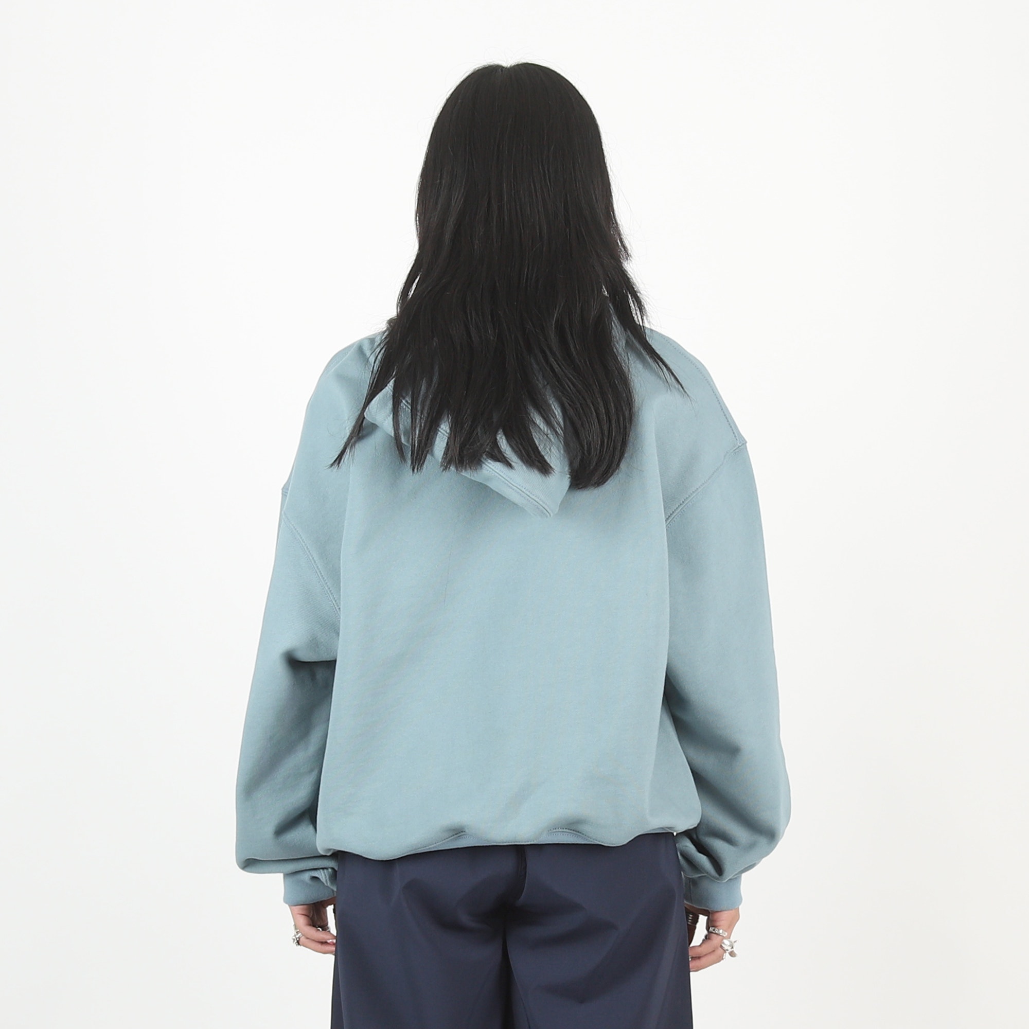 1/3 Zip Hoodie - Pond Water product photo