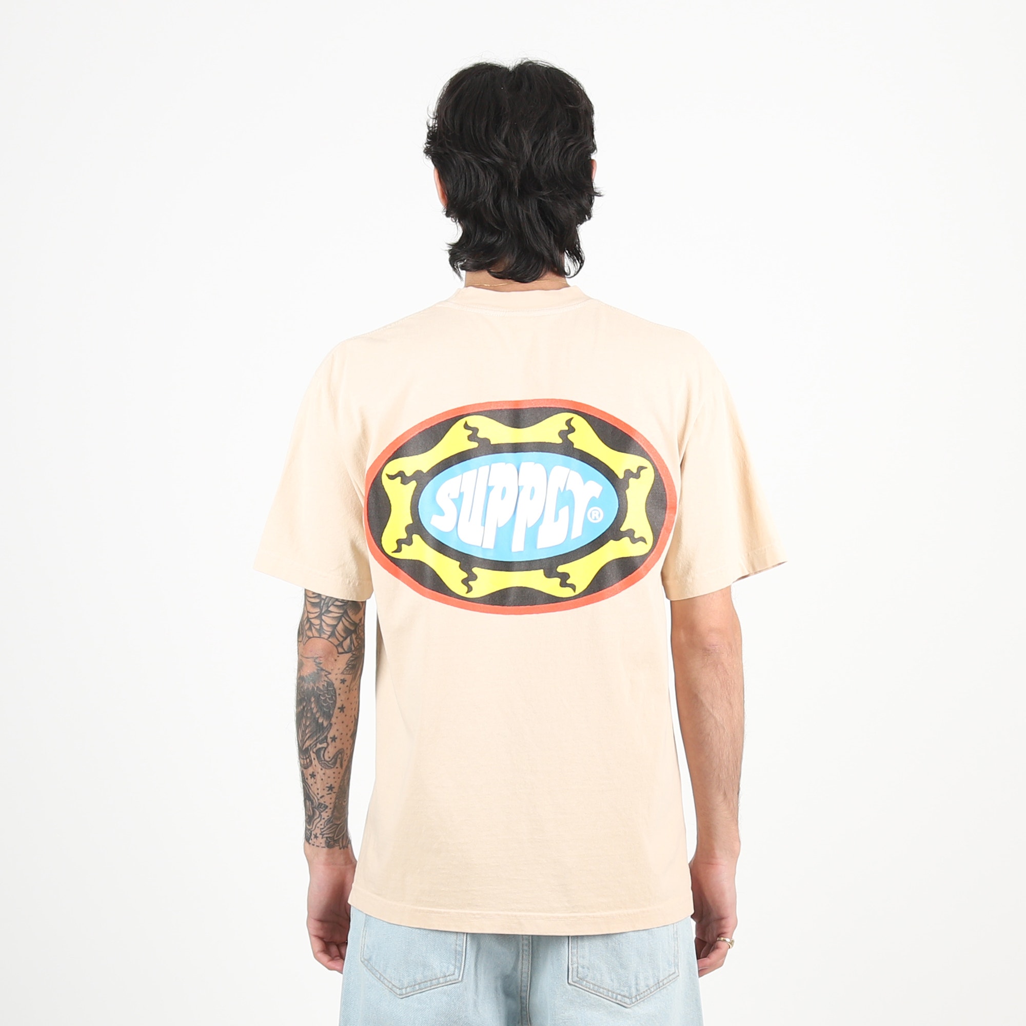 Sunburst SS T-Shirt - Beige product photo