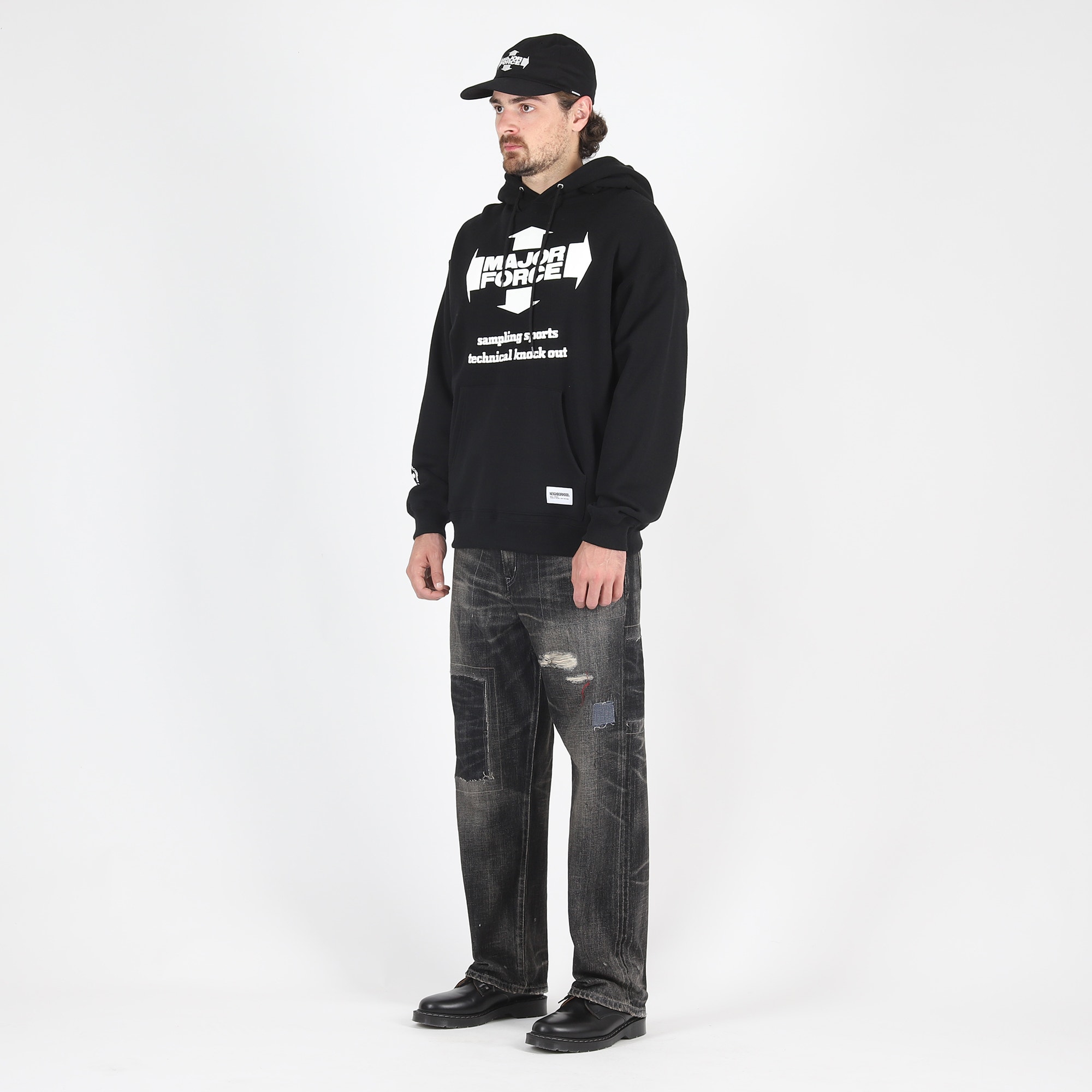 NH x Major Force LS Sweatparka - Black product photo